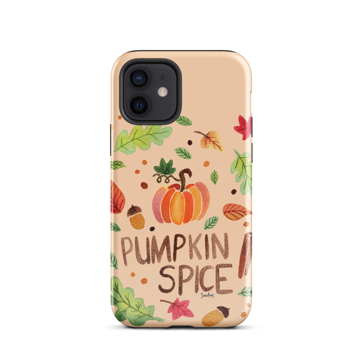 Tough Case for iPhone® - Pumpkin Spice Orange 🎃🍂 - iPhone Case -  SANDRAAS