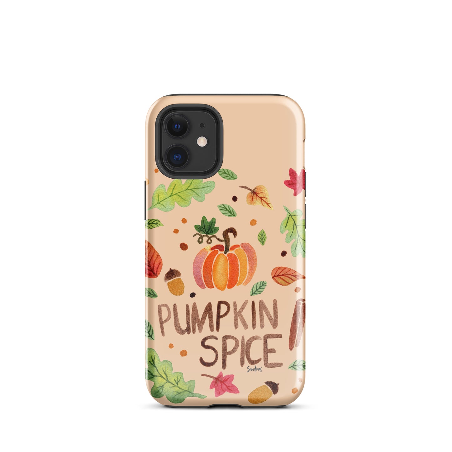 Tough Case for iPhone® - Pumpkin Spice Orange 🎃🍂 - iPhone Case -  SANDRAAS