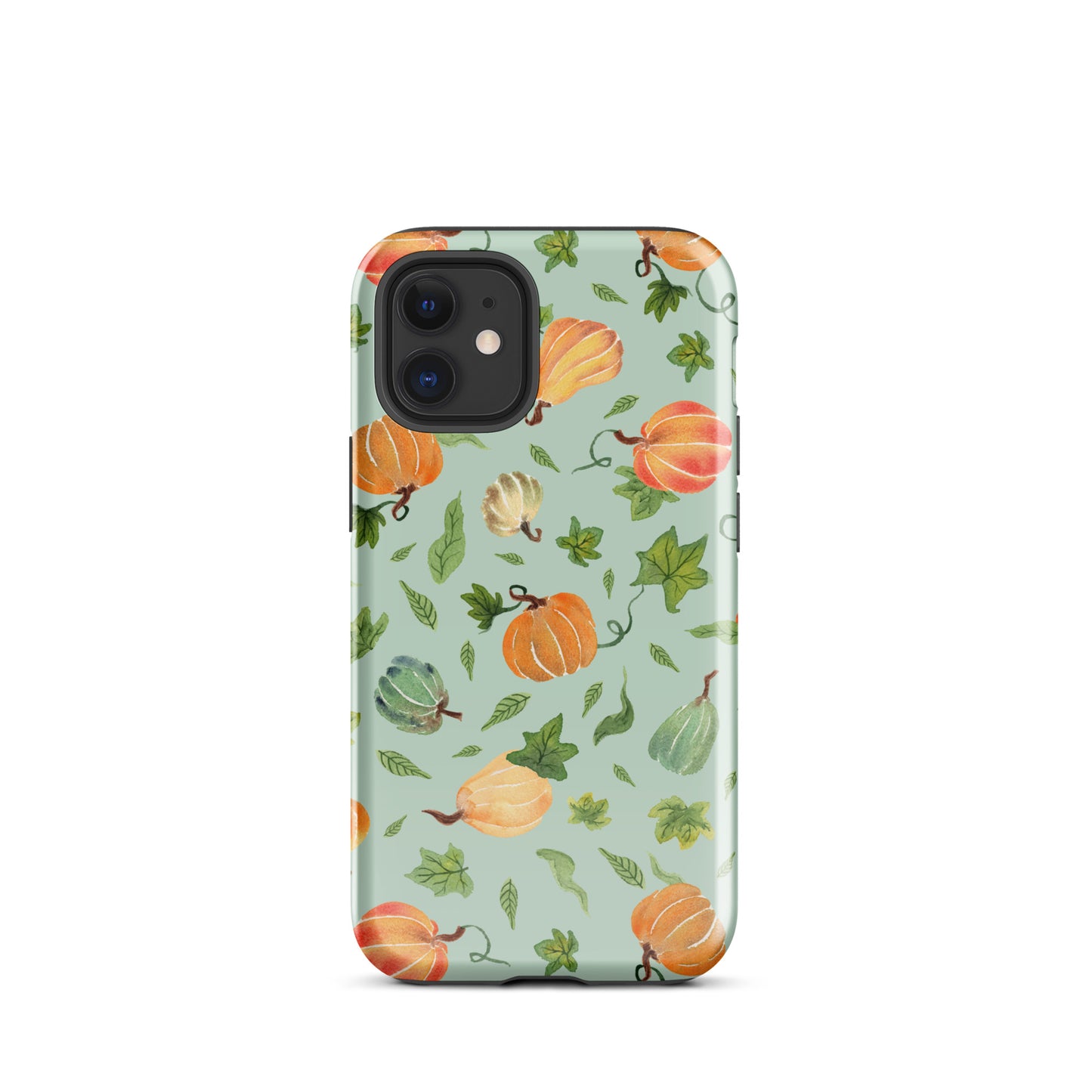 Tough Case for iPhone® - Pumpkins Pattern Green 🎃🍂 - iPhone Case - SANDRAAS
