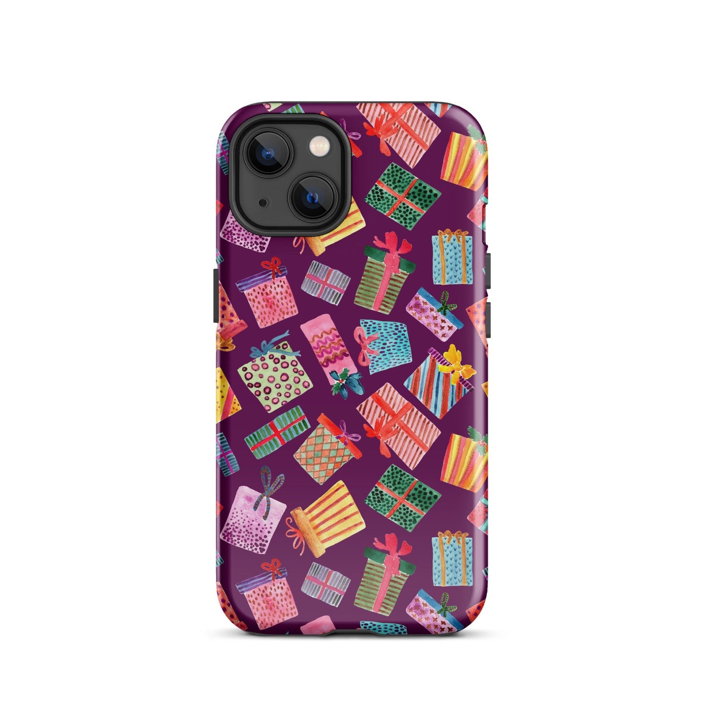 Purple Gifts iPhone® Tough Case – Whimsical & Festive Protection 🎁iPhone Case - SANDRAAS