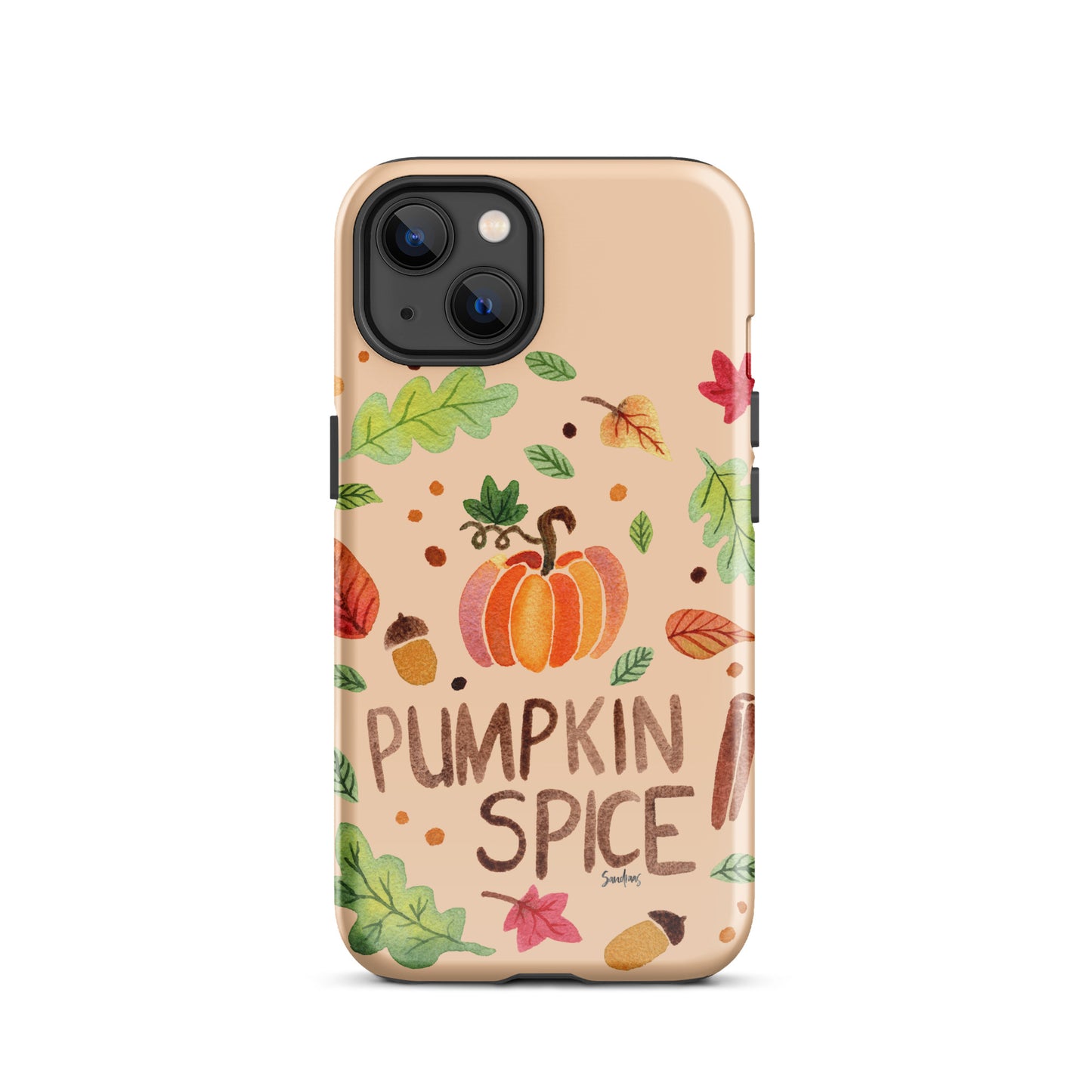 Tough Case for iPhone® - Pumpkin Spice Orange 🎃🍂 - iPhone Case -  SANDRAAS