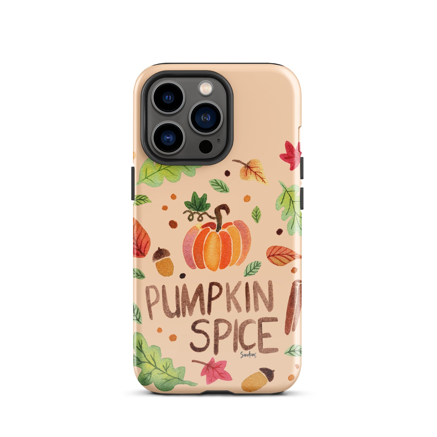 Tough Case for iPhone® - Pumpkin Spice Orange 🎃🍂 - iPhone Case -  SANDRAAS