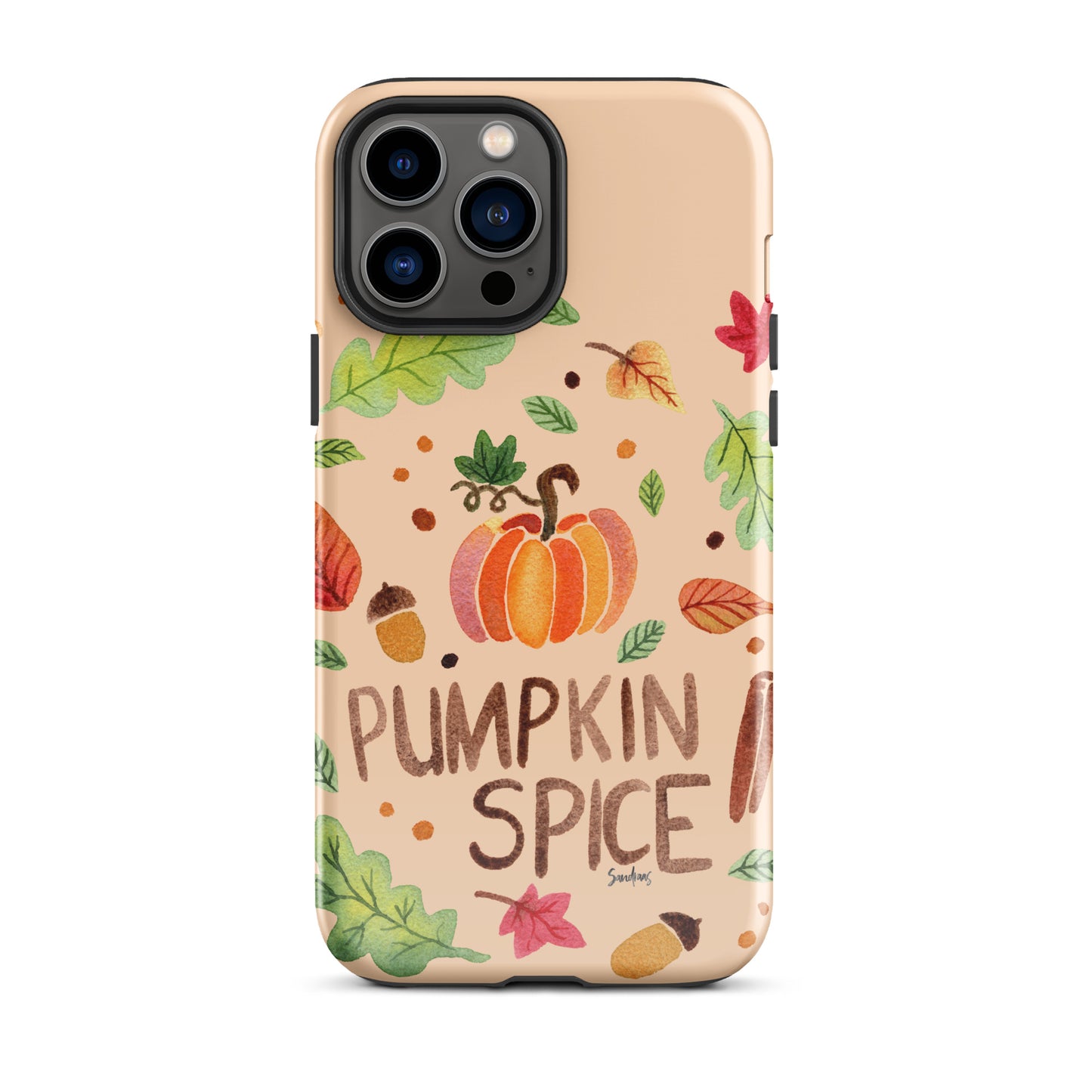 Tough Case for iPhone® - Pumpkin Spice Orange 🎃🍂 - iPhone Case -  SANDRAAS