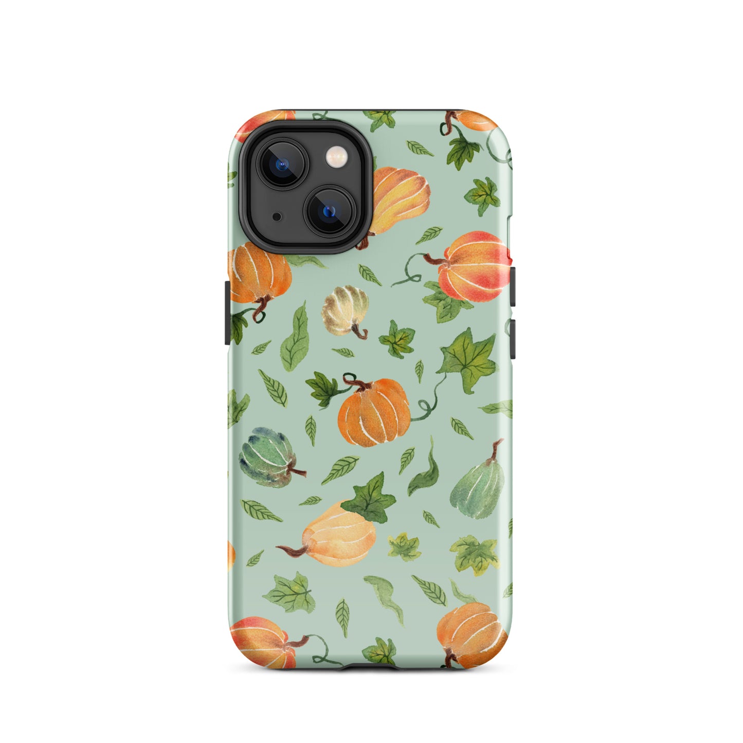 Tough Case for iPhone® - Pumpkins Pattern Green 🎃🍂 - iPhone Case - SANDRAAS