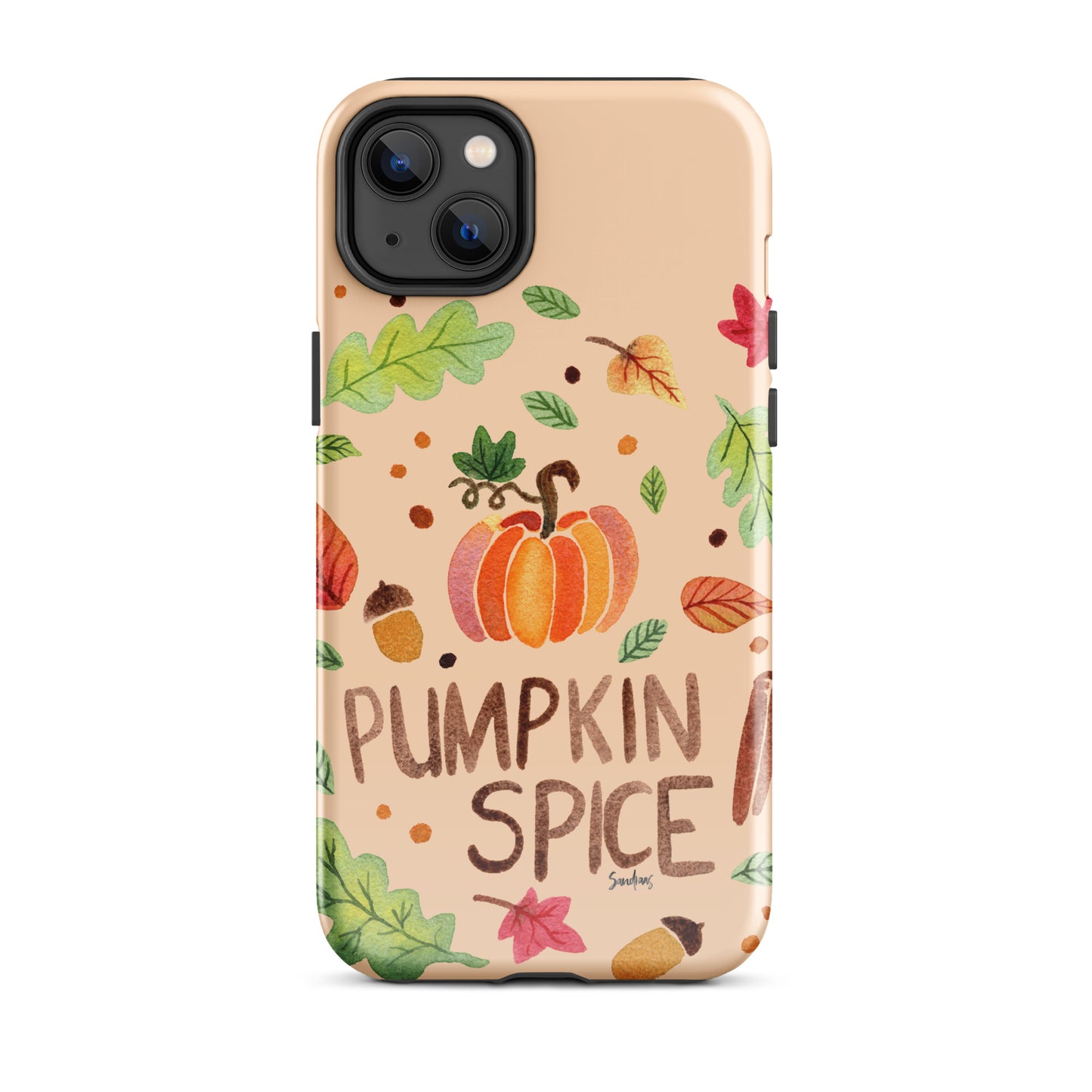 Tough Case for iPhone® - Pumpkin Spice Orange 🎃🍂 - iPhone Case -  SANDRAAS