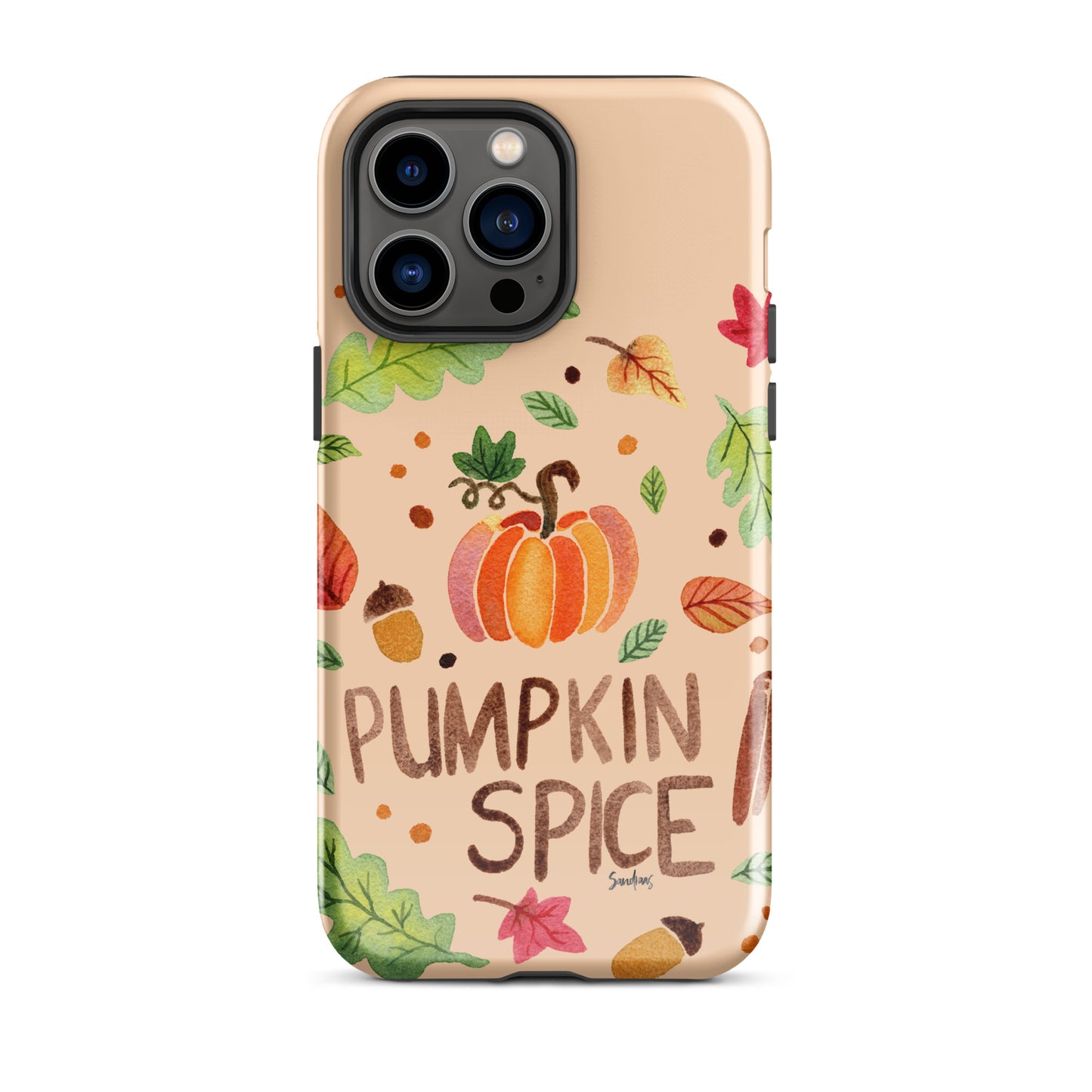 Tough Case for iPhone® - Pumpkin Spice Orange 🎃🍂 - iPhone Case -  SANDRAAS
