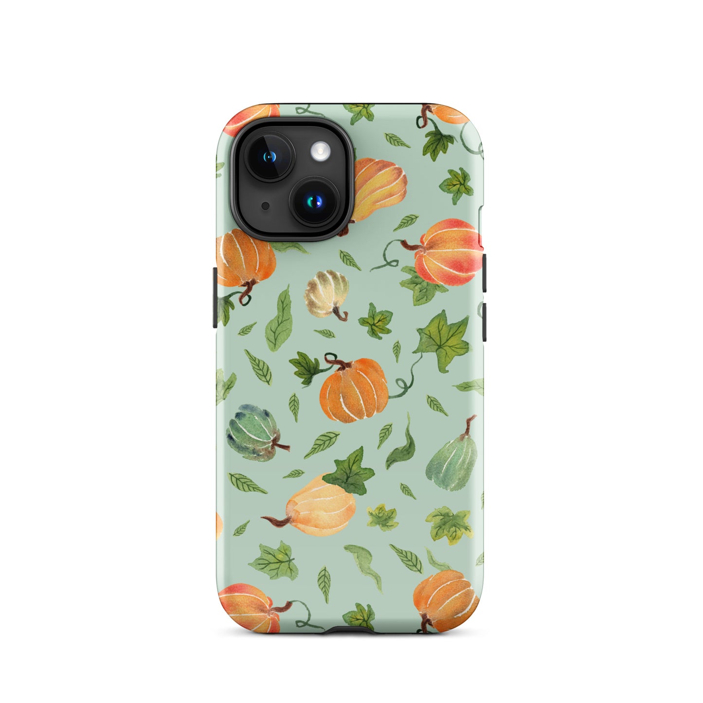Tough Case for iPhone® - Pumpkins Pattern Green 🎃🍂 - iPhone Case - SANDRAAS