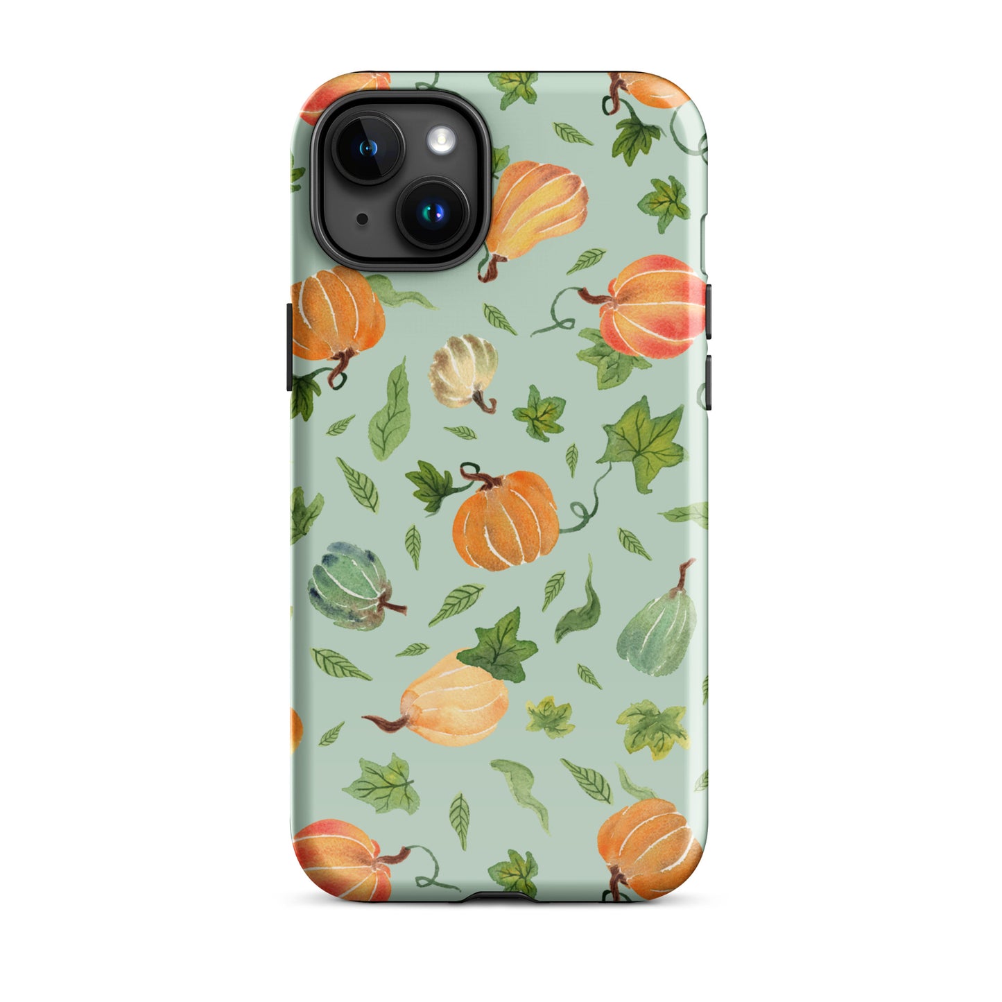Tough Case for iPhone® - Pumpkins Pattern Green 🎃🍂 - iPhone Case - SANDRAAS