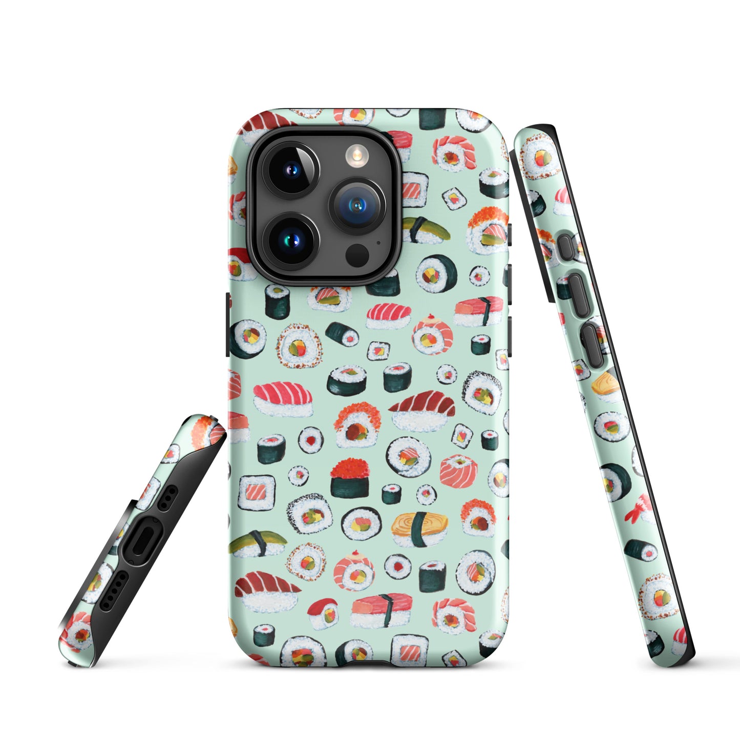 🍣 Tough iPhone® Case – Sushi (Mint) 💚📱 iPhone Case - SANDRAAS