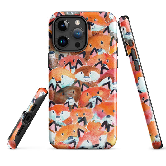 🦊 Tough iPhone® Case – Foxes 🍂📱iPhone case - SANDRAAS