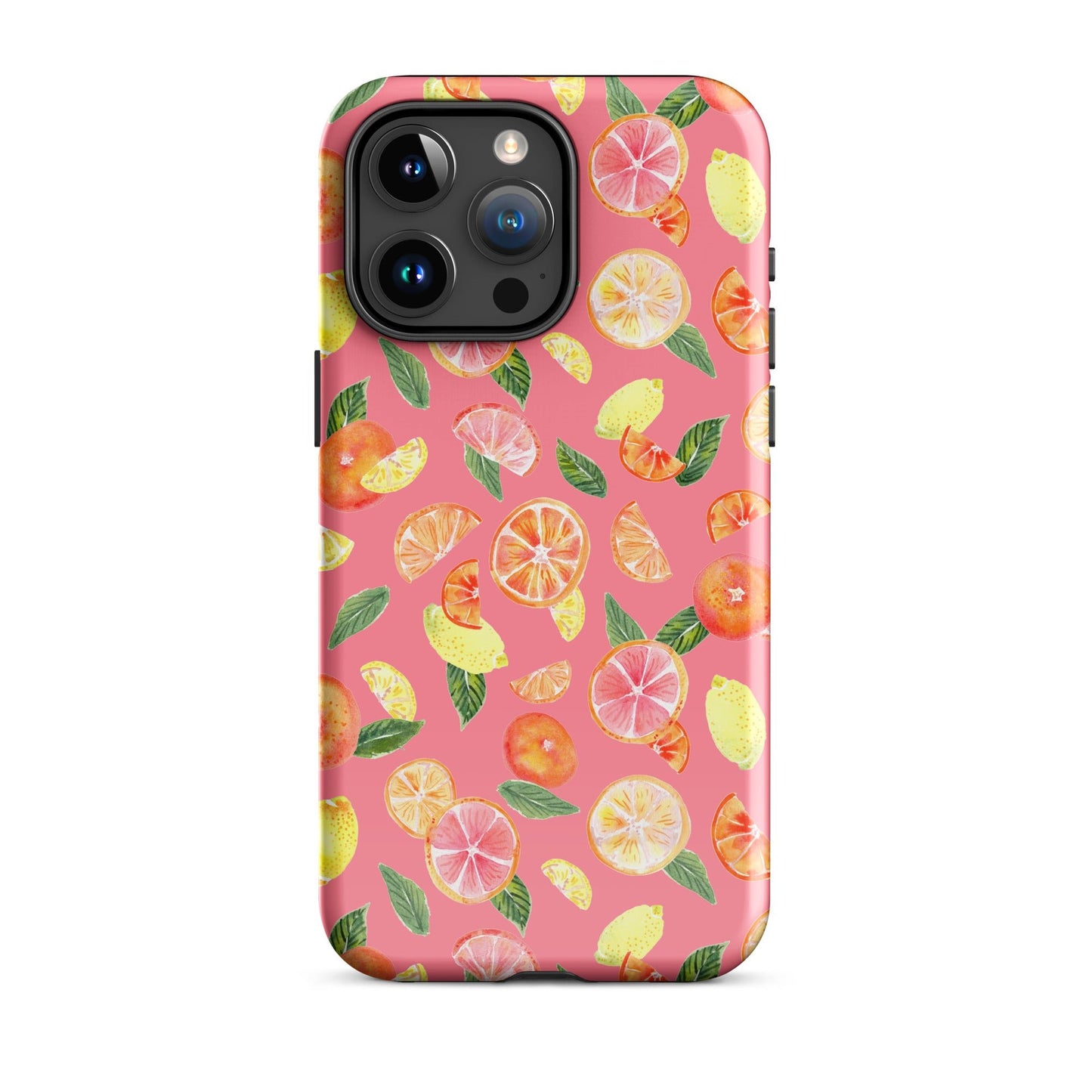 🍊 Tough iPhone® Case – Pink Citrus Fruits 💖📱iPhone Case - SANDRAAS