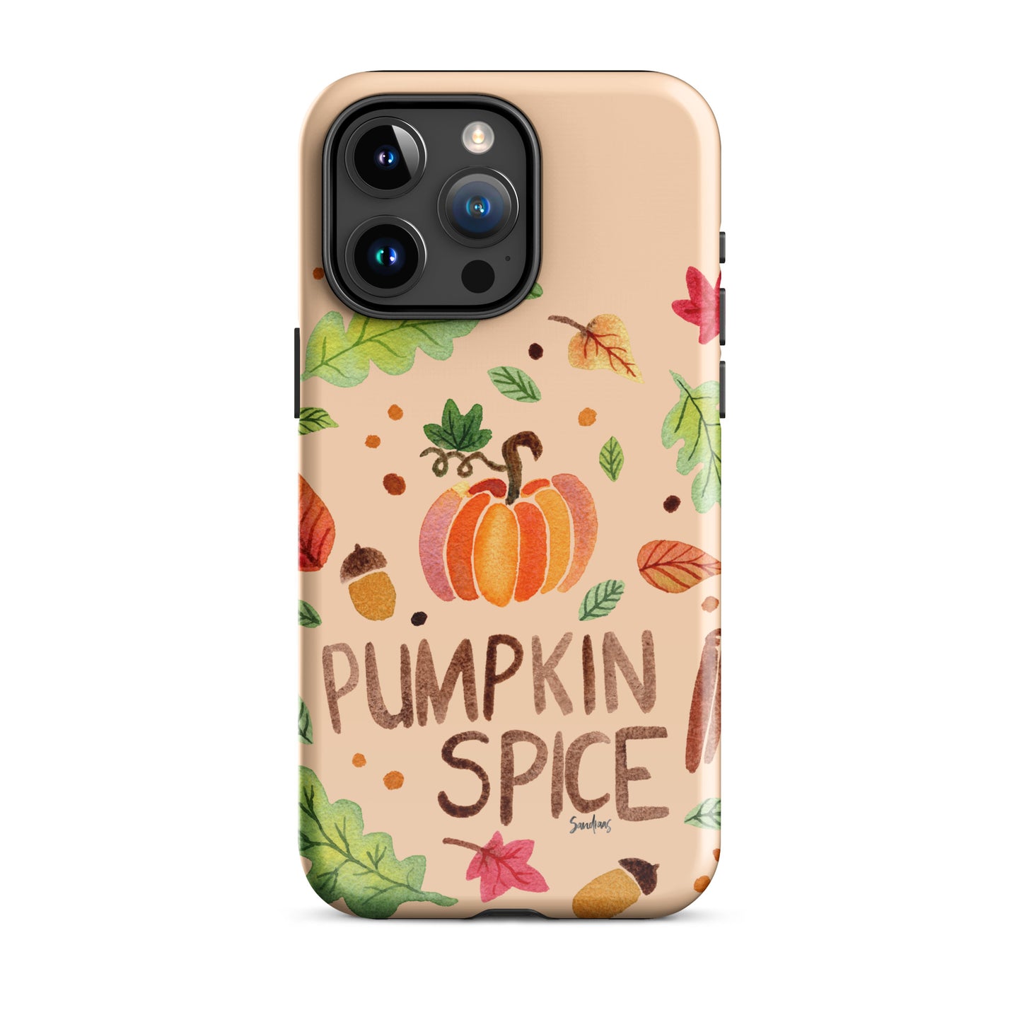 Tough Case for iPhone® - Pumpkin Spice Orange 🎃🍂 - iPhone Case -  SANDRAAS