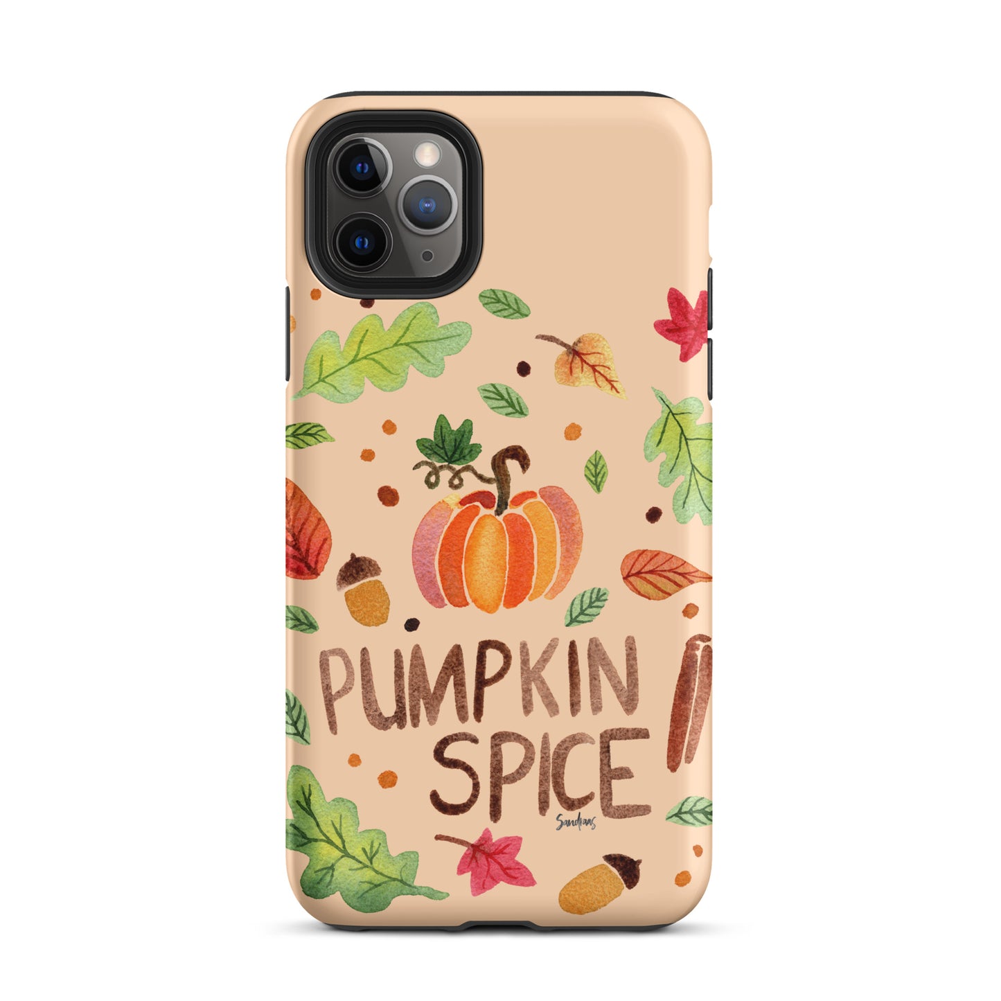 Tough Case for iPhone® - Pumpkin Spice Orange 🎃🍂 - iPhone Case -  SANDRAAS