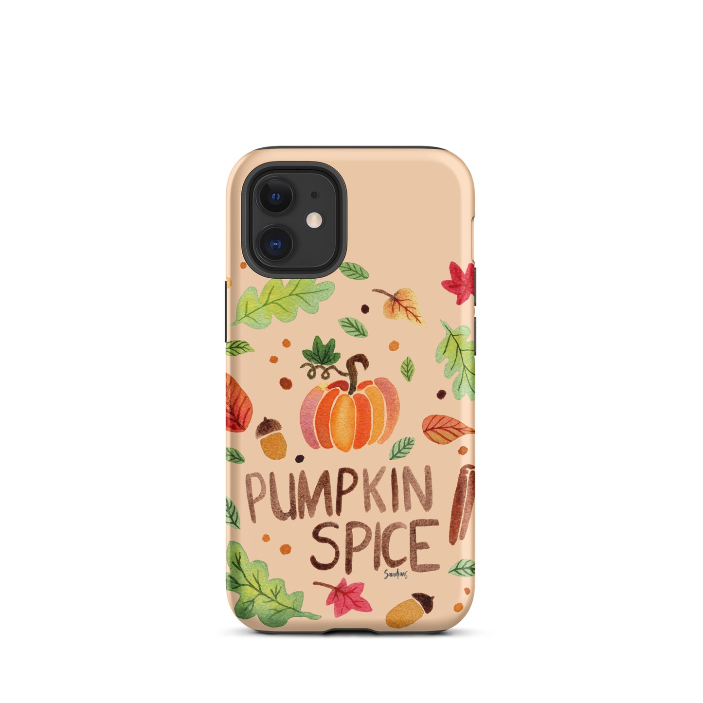 Tough Case for iPhone® - Pumpkin Spice Orange 🎃🍂 - iPhone Case -  SANDRAAS