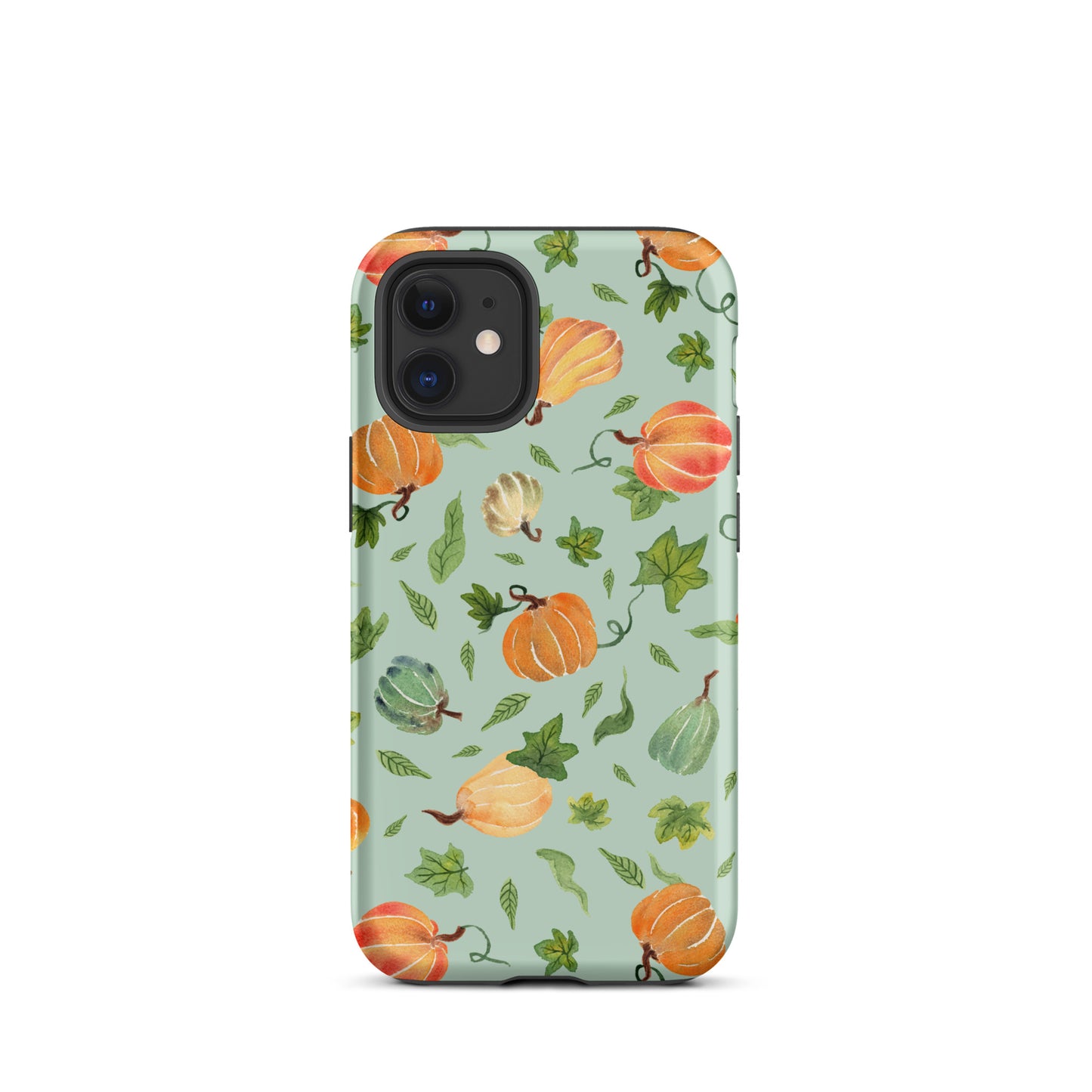 Tough Case for iPhone® - Pumpkins Pattern Green 🎃🍂 - iPhone Case - SANDRAAS