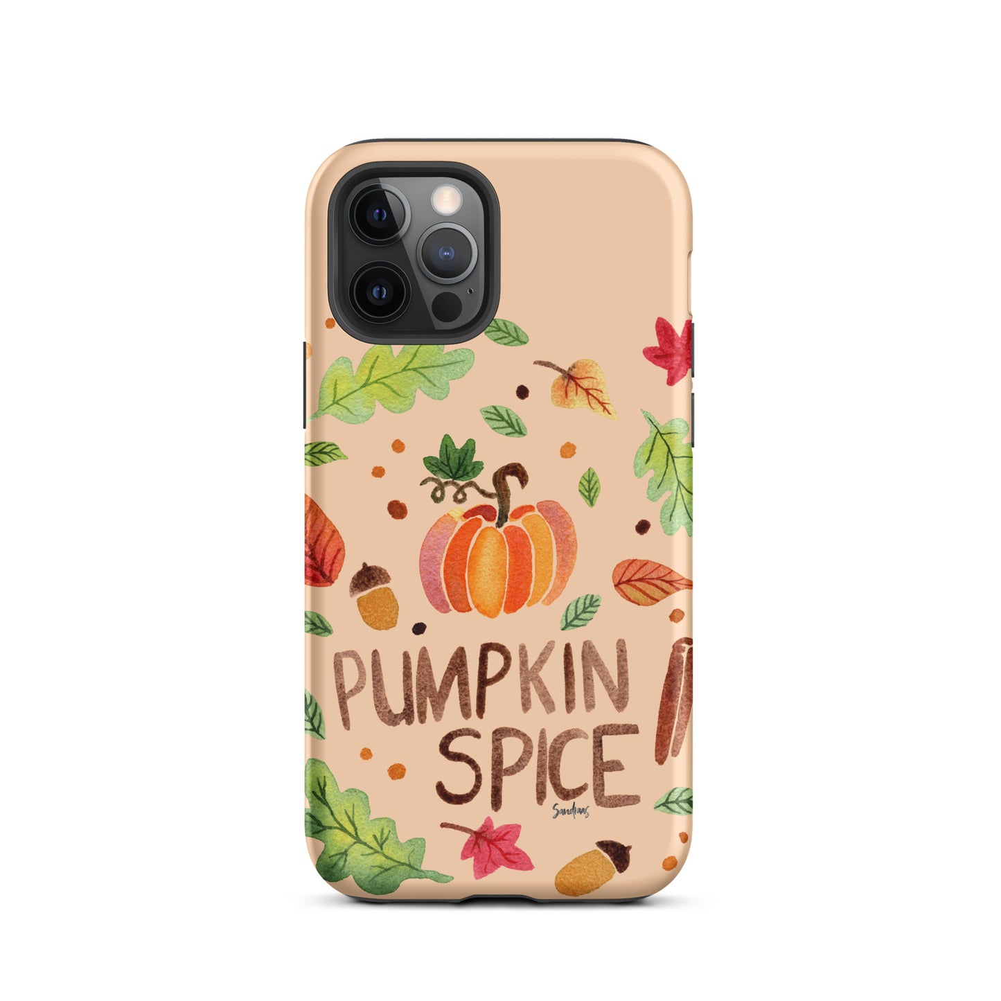 Tough Case for iPhone® - Pumpkin Spice Orange 🎃🍂 - iPhone Case -  SANDRAAS