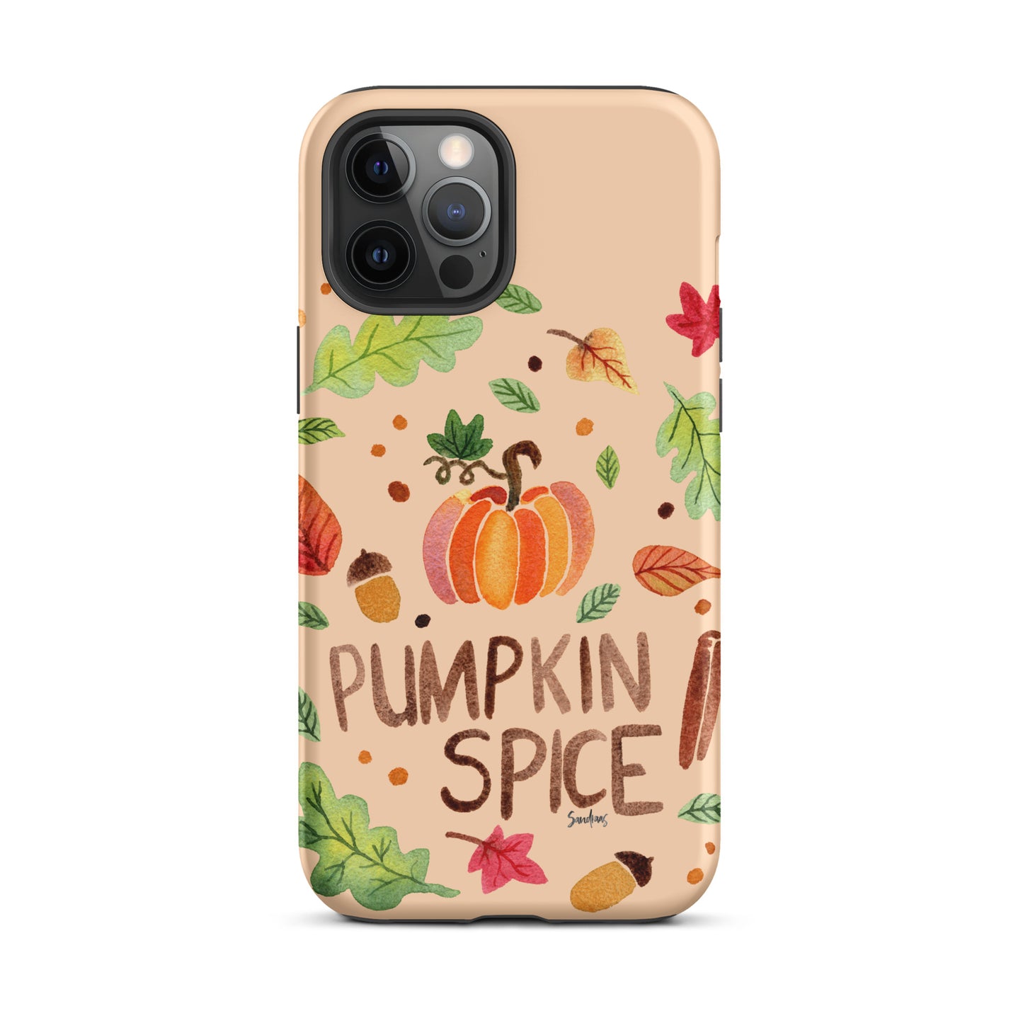 Tough Case for iPhone® - Pumpkin Spice Orange 🎃🍂 - iPhone Case -  SANDRAAS