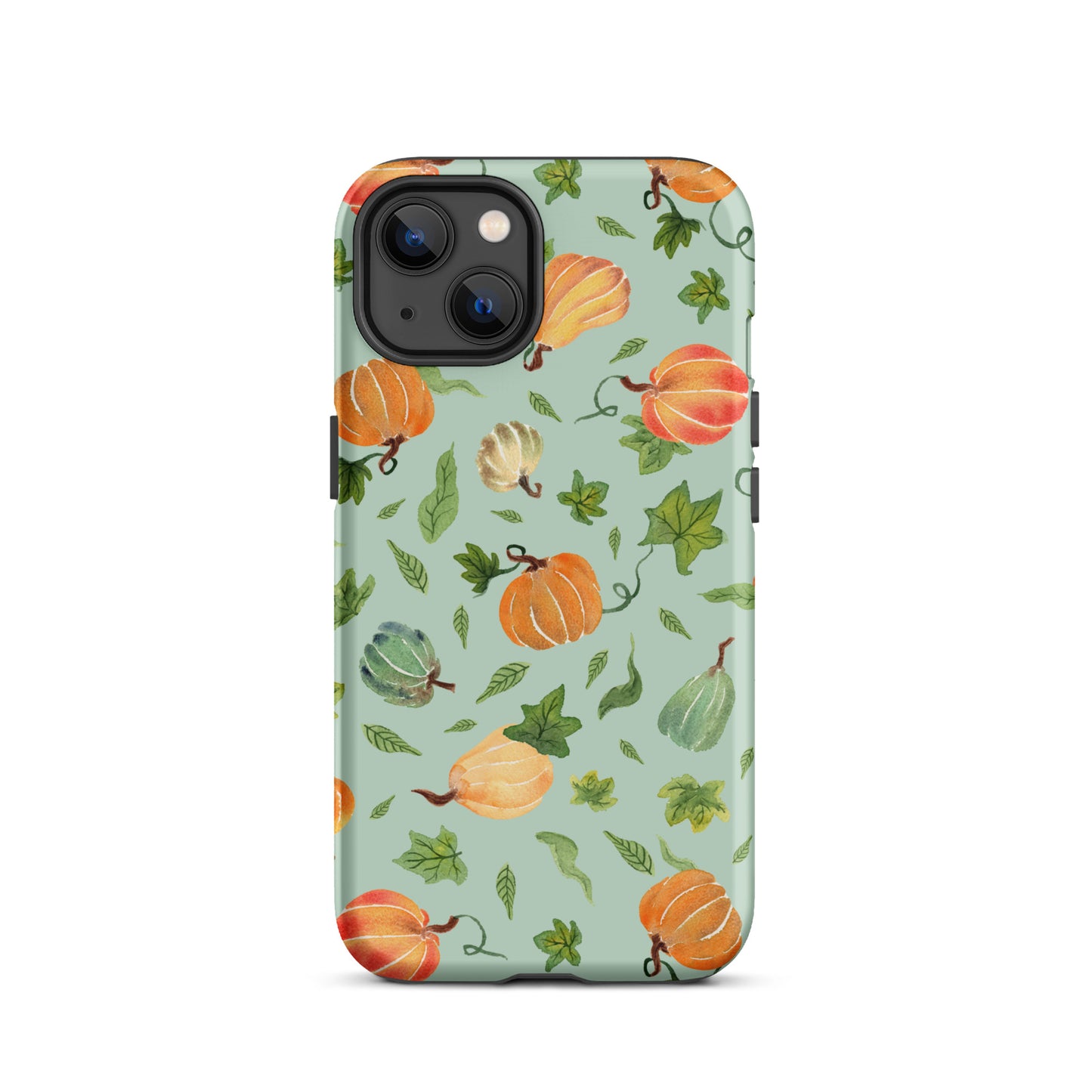 Tough Case for iPhone® - Pumpkins Pattern Green 🎃🍂 - iPhone Case - SANDRAAS