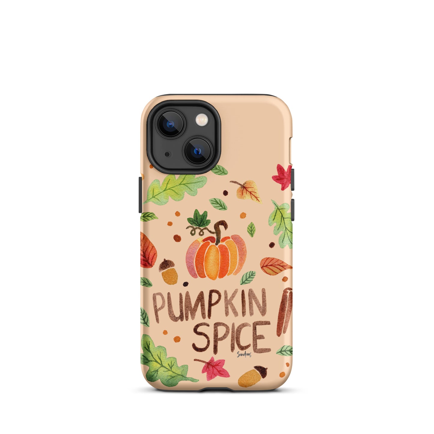 Tough Case for iPhone® - Pumpkin Spice Orange 🎃🍂 - iPhone Case -  SANDRAAS