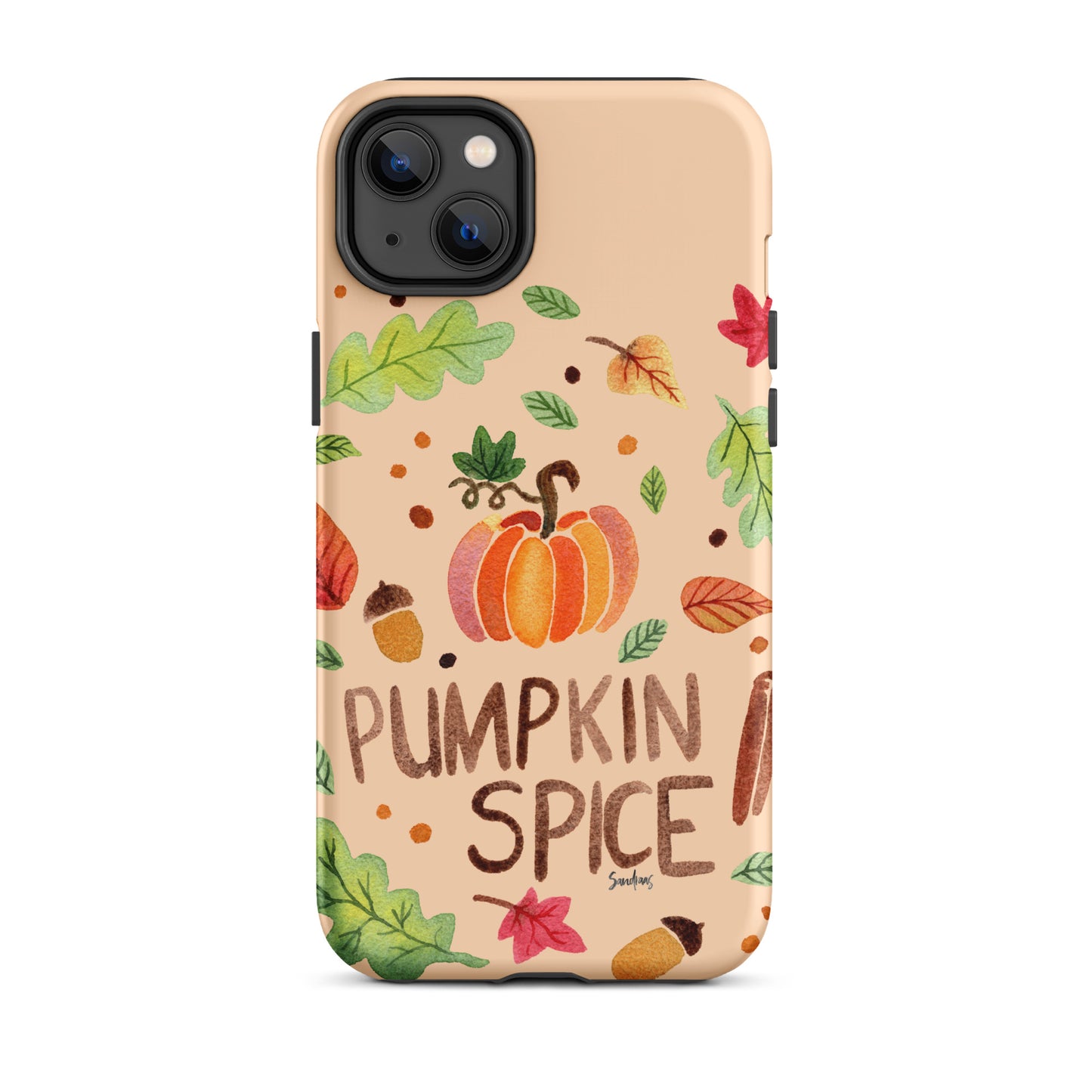 Tough Case for iPhone® - Pumpkin Spice Orange 🎃🍂 - iPhone Case -  SANDRAAS