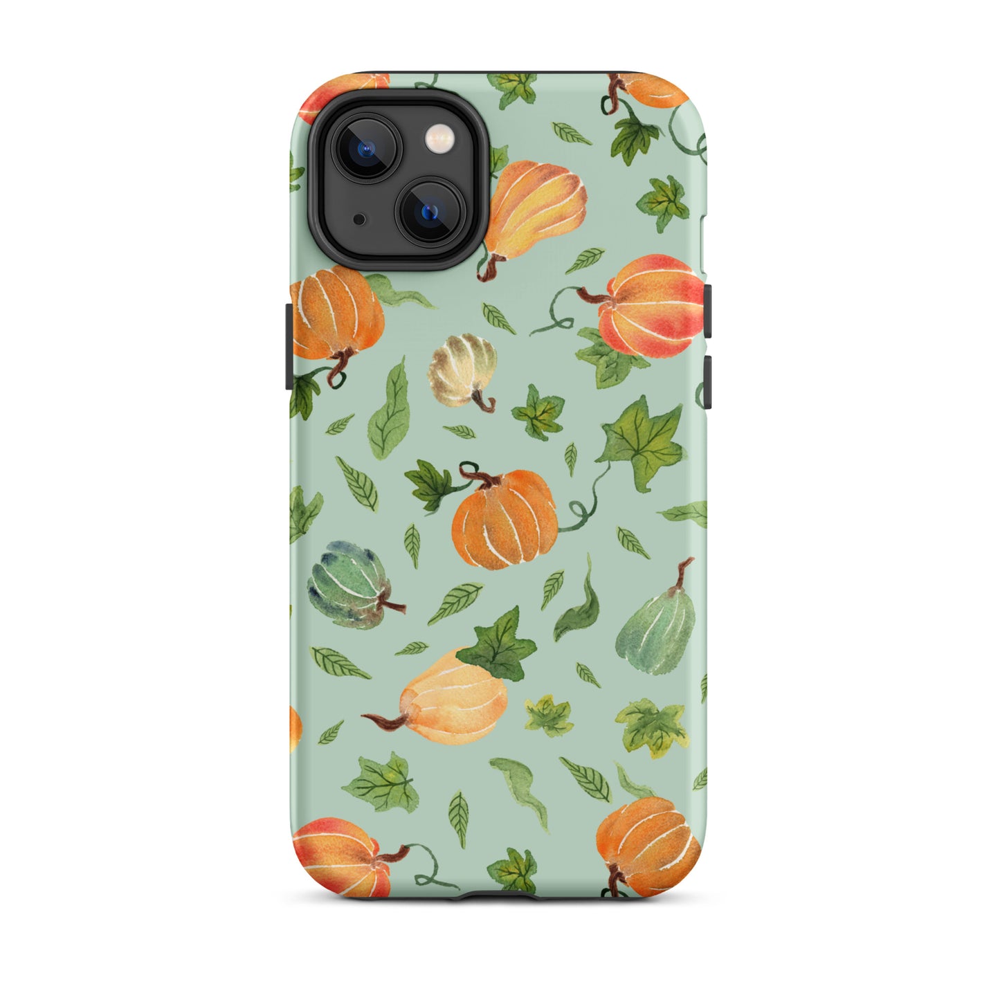 Tough Case for iPhone® - Pumpkins Pattern Green 🎃🍂 - iPhone Case - SANDRAAS