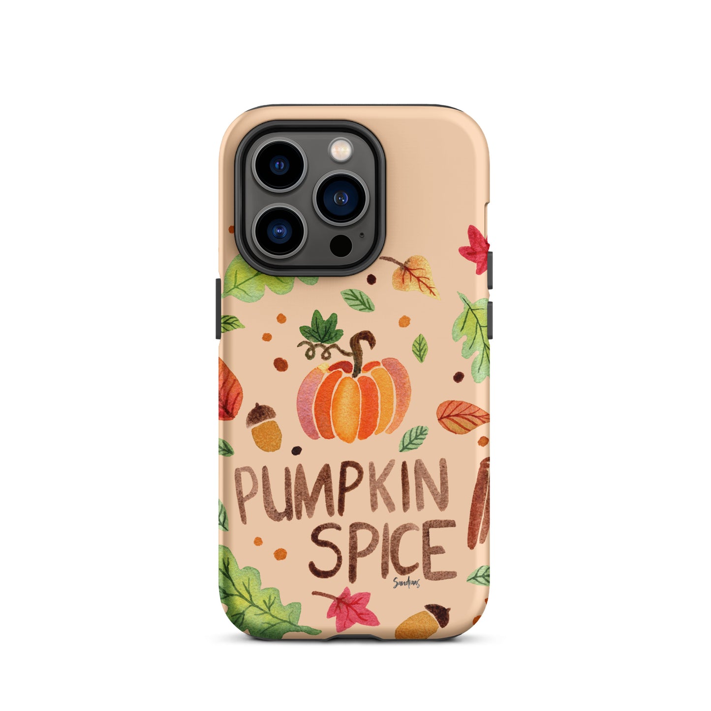 Tough Case for iPhone® - Pumpkin Spice Orange 🎃🍂 - iPhone Case -  SANDRAAS