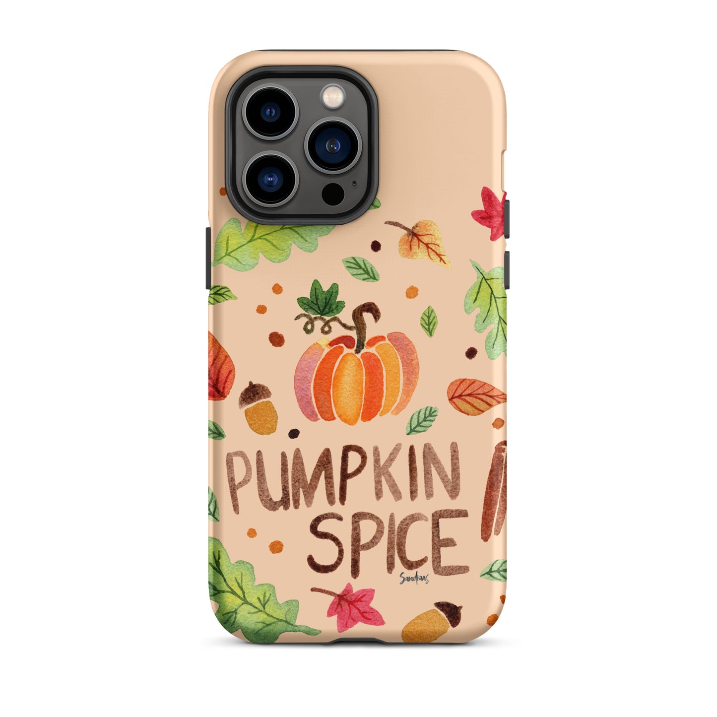 Tough Case for iPhone® - Pumpkin Spice Orange 🎃🍂 - iPhone Case -  SANDRAAS