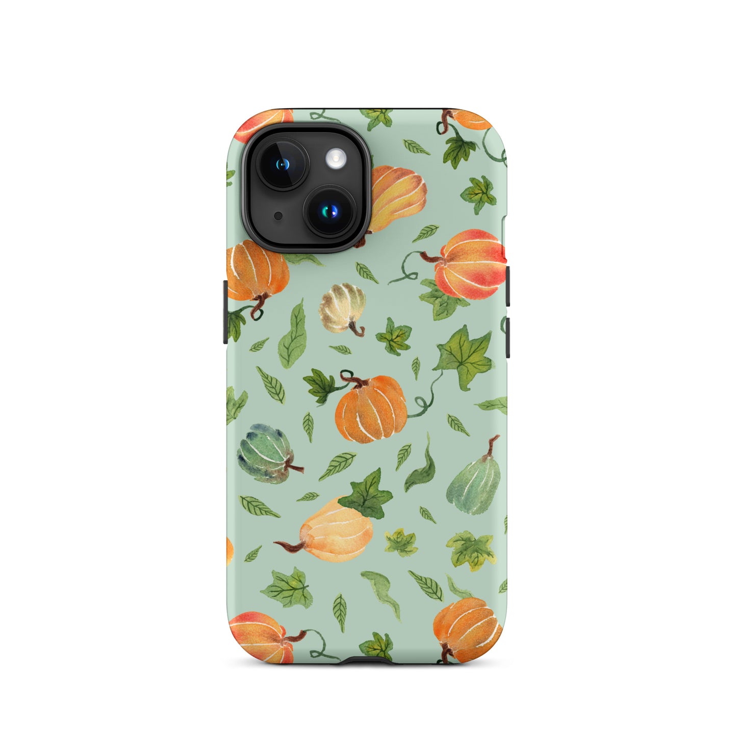 Tough Case for iPhone® - Pumpkins Pattern Green 🎃🍂 - iPhone Case - SANDRAAS