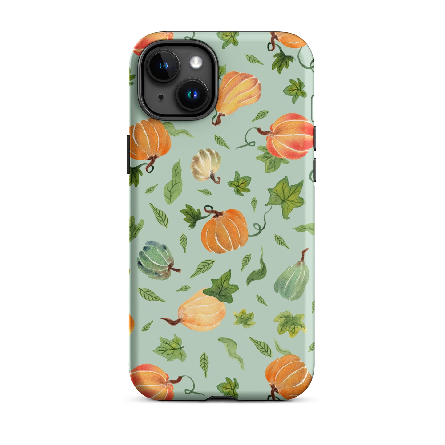 Tough Case for iPhone® - Pumpkins Pattern Green 🎃🍂 - iPhone Case - SANDRAAS