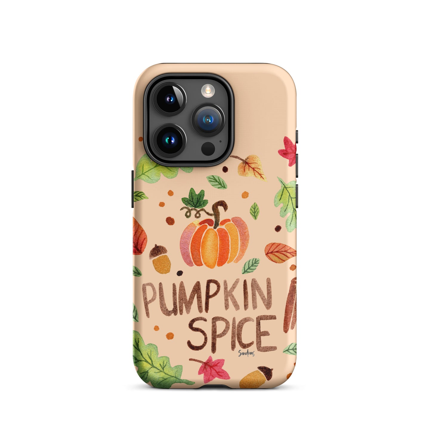 Tough Case for iPhone® - Pumpkin Spice Orange 🎃🍂 - iPhone Case -  SANDRAAS