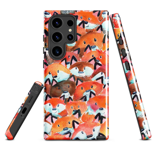🦊 Tough Samsung® Case – Foxes 🍂📱- Samsung case - SANDRAAS