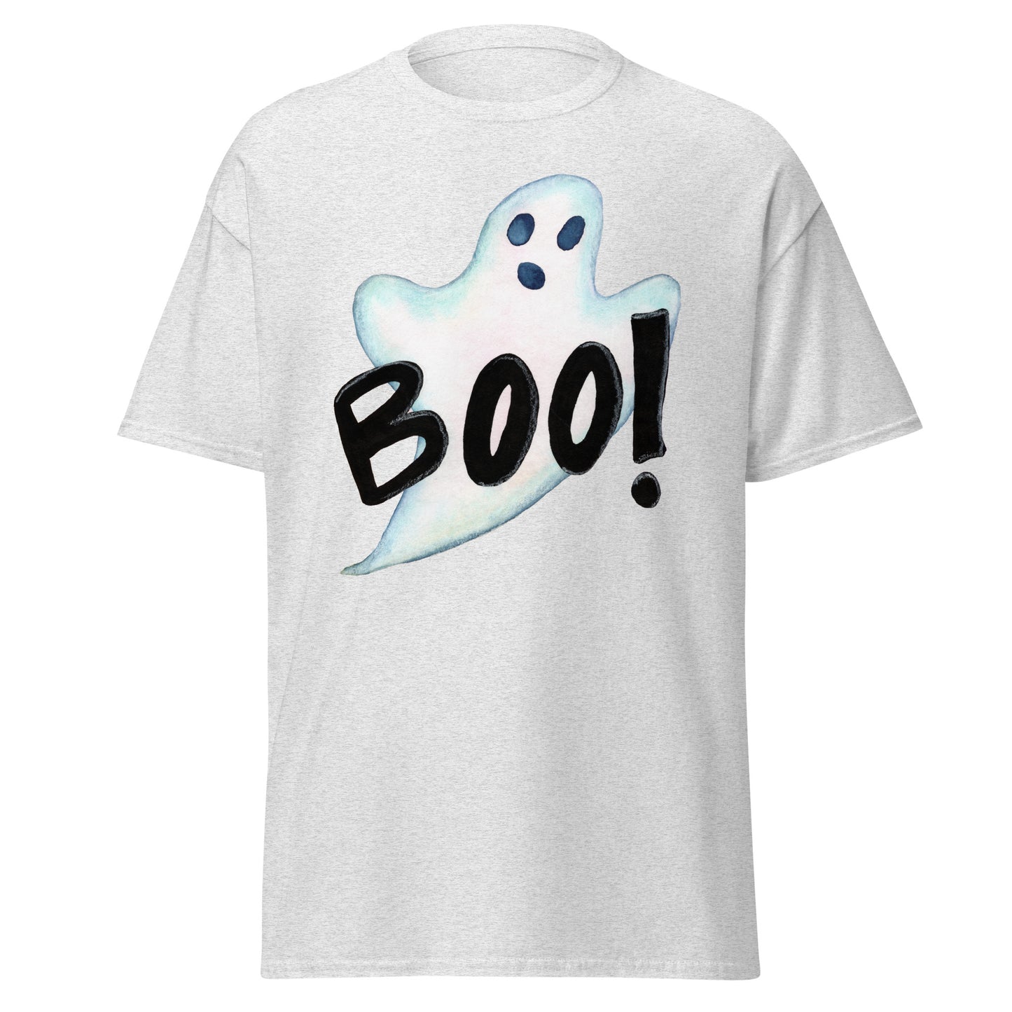 Boo - tifully Spooky Classic T-Shirt – Halloween Ghost Edition 👻 - SANDRAAS