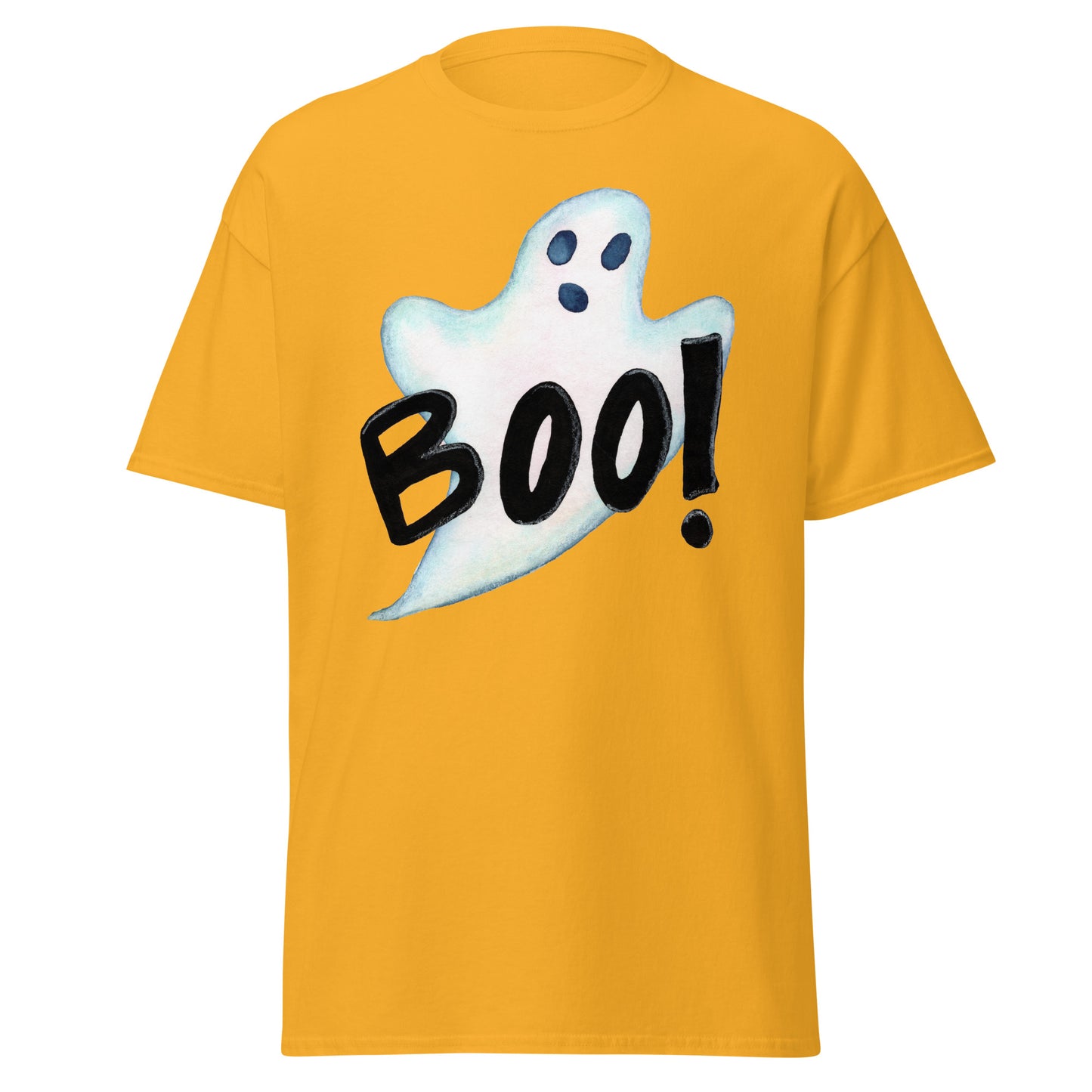 Boo - tifully Spooky Classic T-Shirt – Halloween Ghost Edition 👻 - SANDRAAS