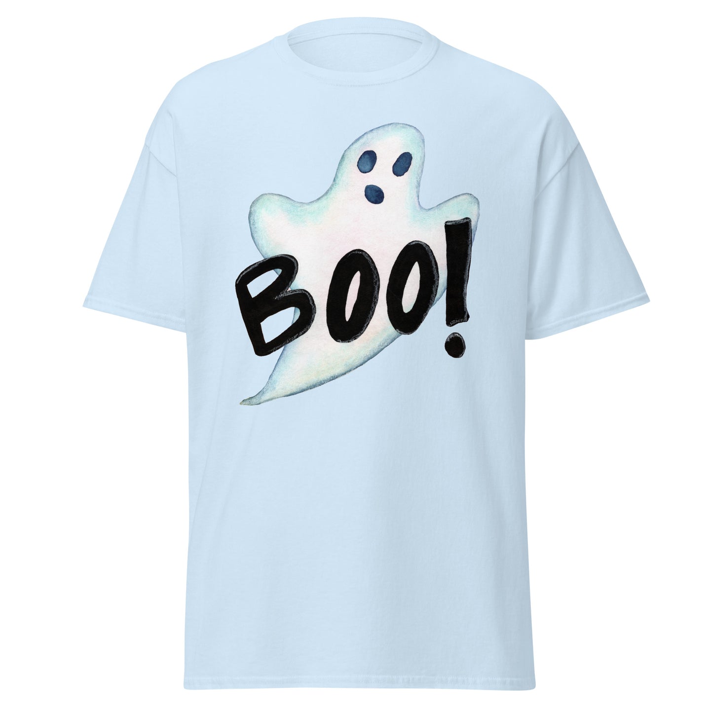 Boo - tifully Spooky Classic T-Shirt – Halloween Ghost Edition 👻 - SANDRAAS