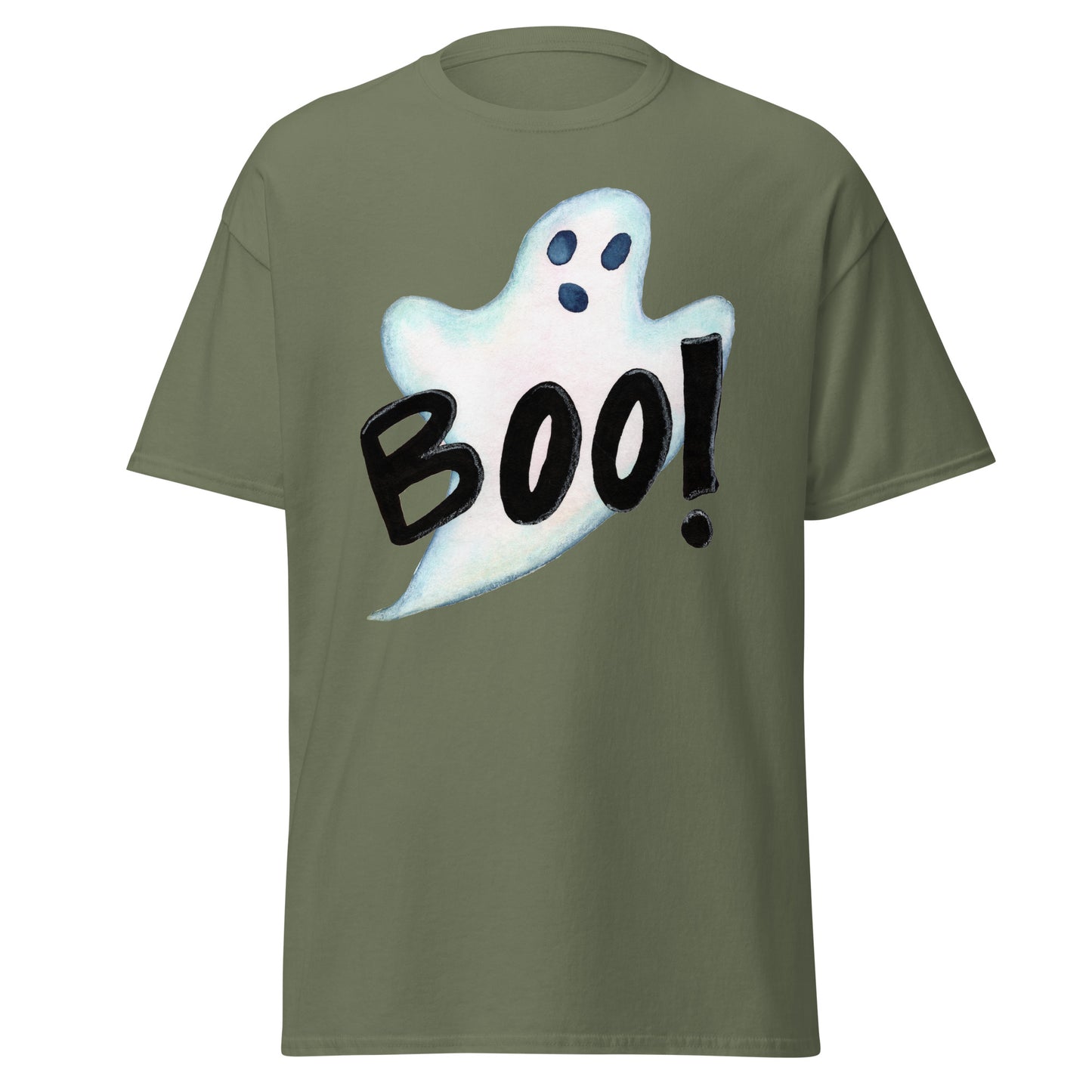 Boo - tifully Spooky Classic T-Shirt – Halloween Ghost Edition 👻 - SANDRAAS