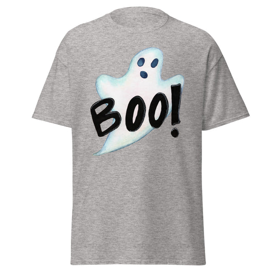 Boo - tifully Spooky Classic T-Shirt – Halloween Ghost Edition 👻 - SANDRAAS