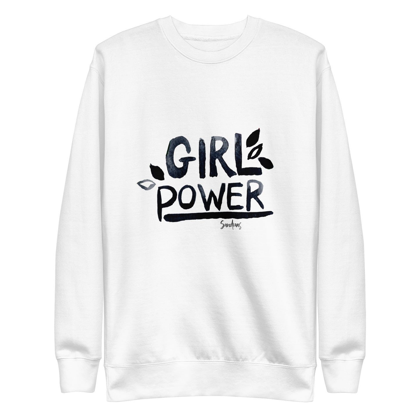 ⚡ Premium Sweatshirt – Girl Power 🖤👊 - SANDRAAS