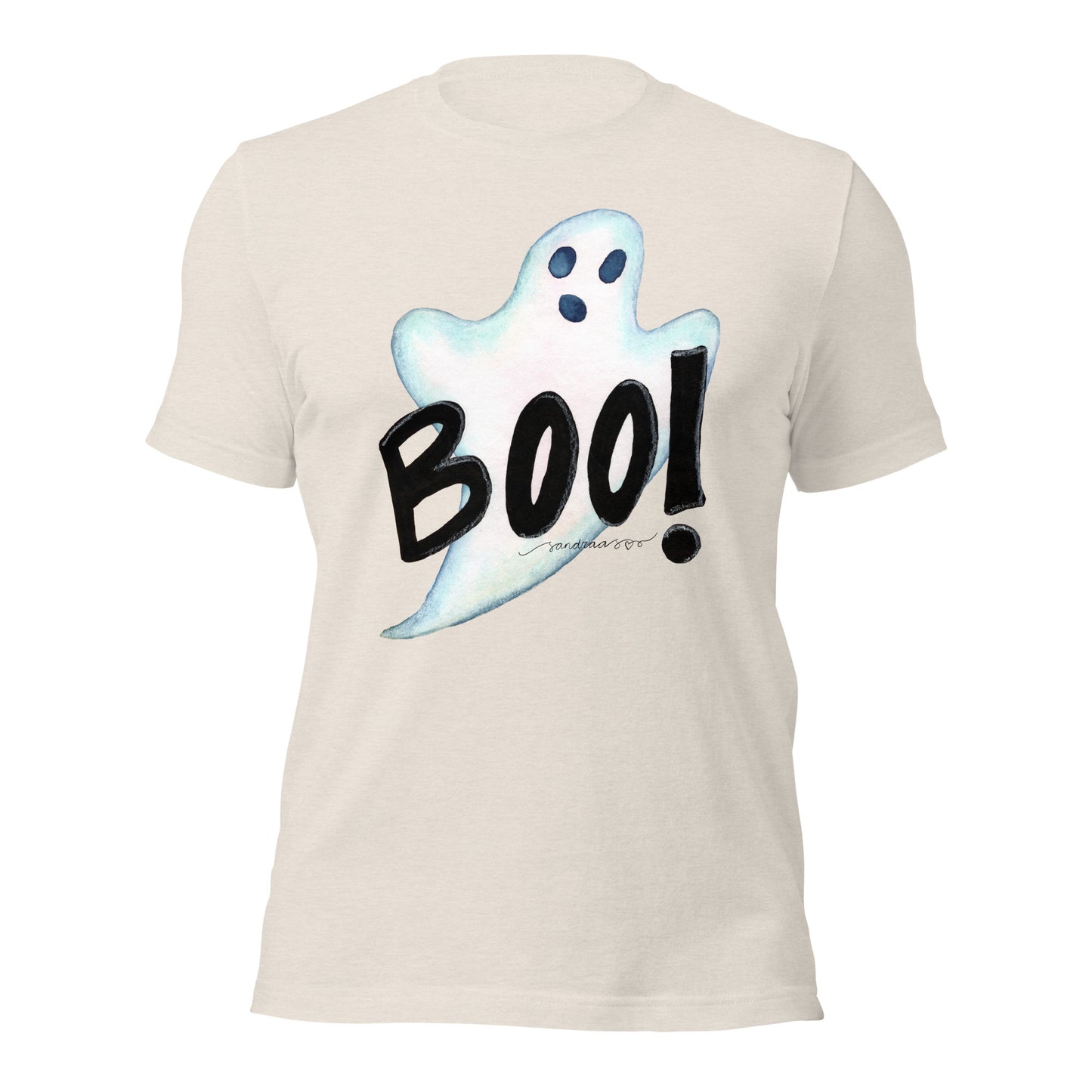 Halloween "Boo!" Ghost T-Shirt – Spooky, Fun & Comfy! 👻🎃 - SANDRAAS