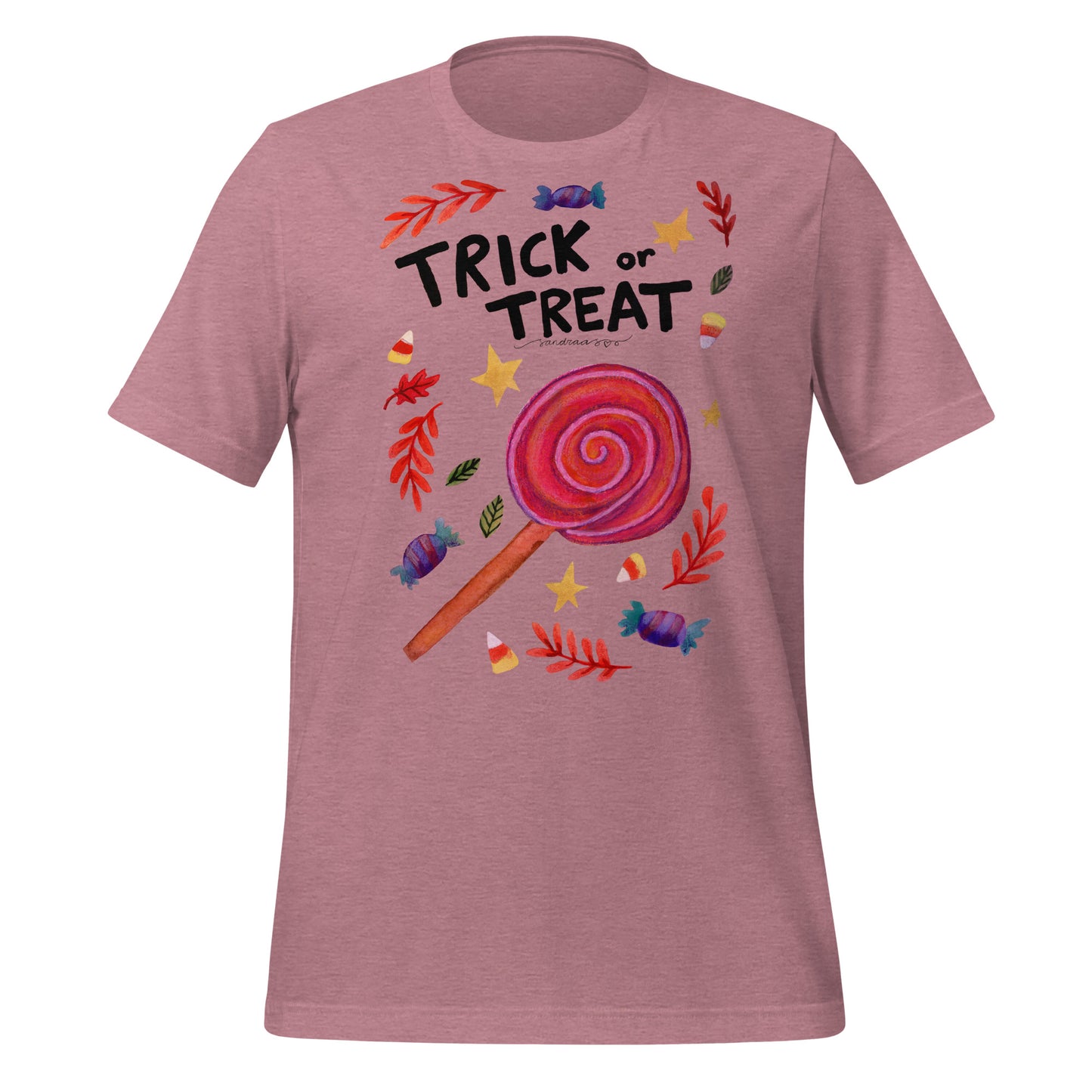 Halloween "Trick or Treat" T-Shirt – A Sweet & Spooky Must - Have! 🍬🎃 - SANDRAAS