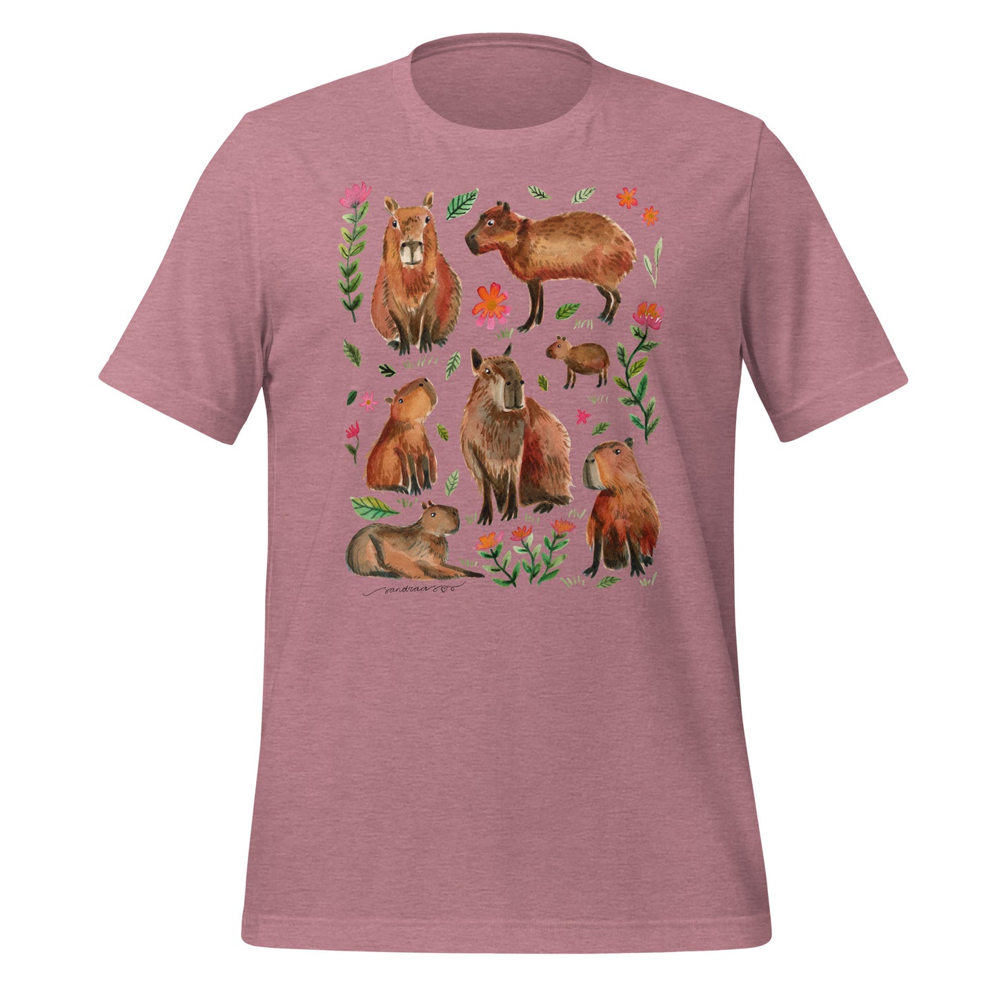 Capybara Watercolor T-Shirt – A Cozy & Artistic Must - Have! - SANDRAAS