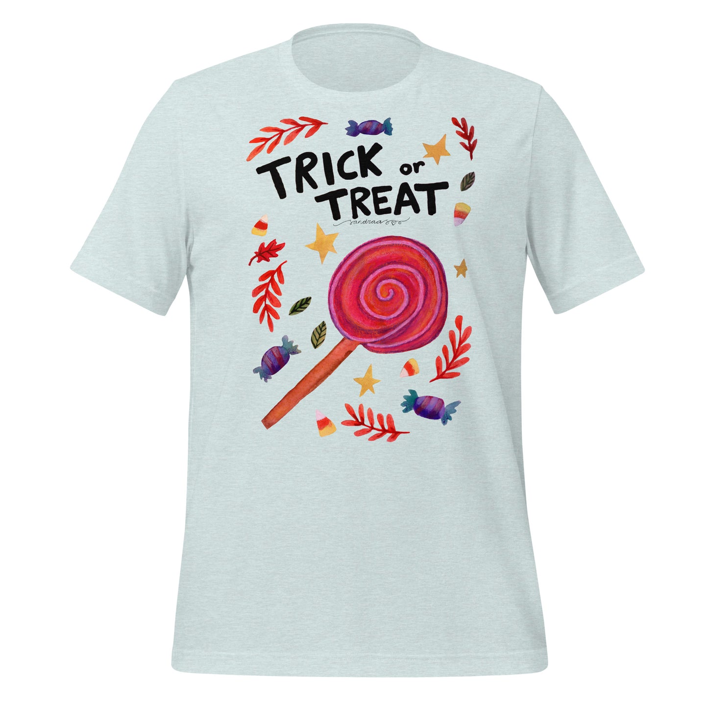 Halloween "Trick or Treat" T-Shirt – A Sweet & Spooky Must - Have! 🍬🎃 - SANDRAAS