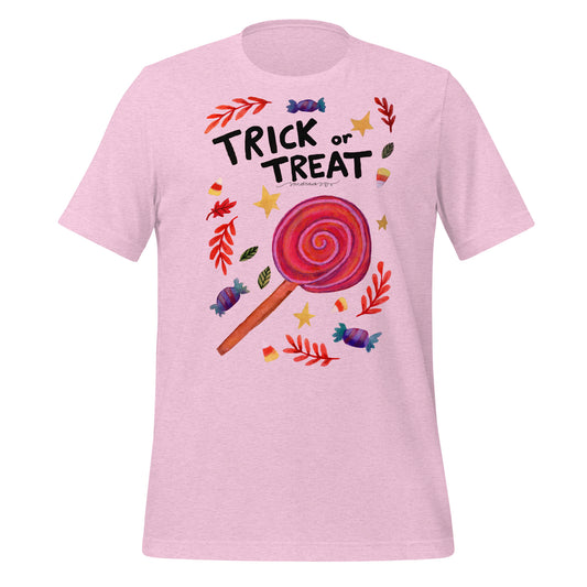 Halloween "Trick or Treat" T-Shirt – A Sweet & Spooky Must - Have! 🍬🎃 - SANDRAAS
