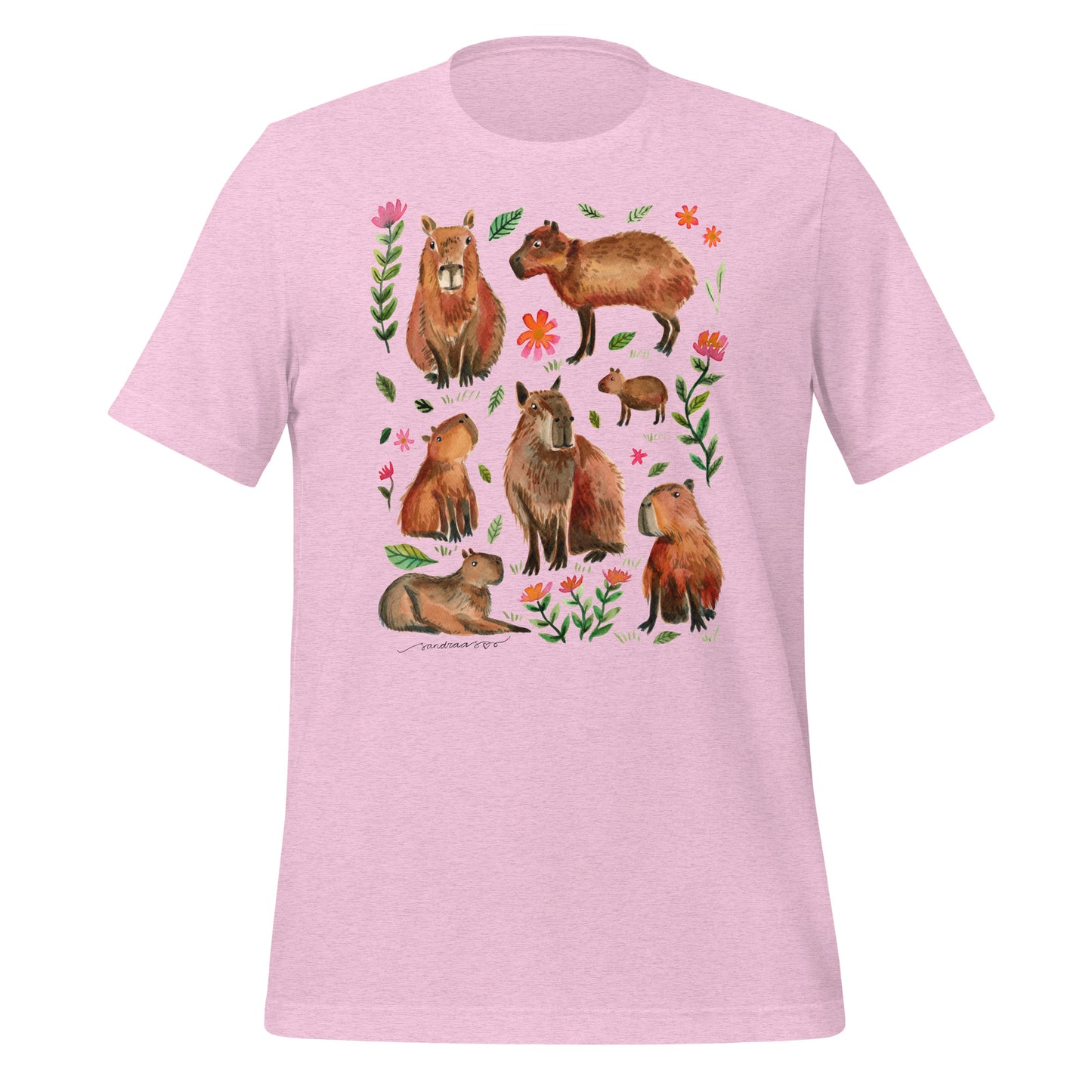 Capybara Watercolor T-Shirt – A Cozy & Artistic Must - Have! - SANDRAAS