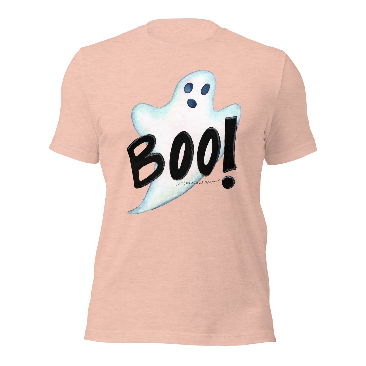 Halloween "Boo!" Ghost T-Shirt – Spooky, Fun & Comfy! 👻🎃 - SANDRAAS