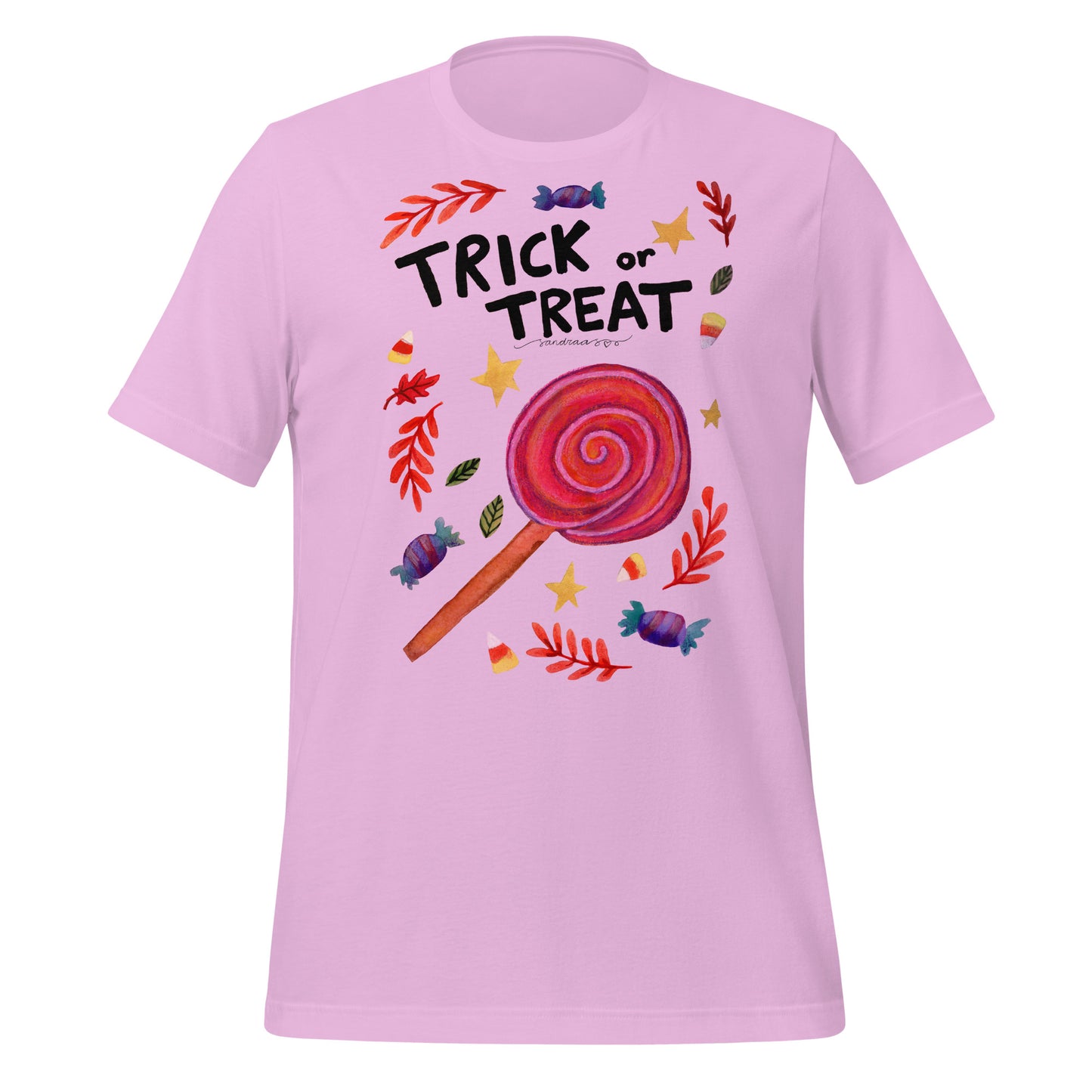 Halloween "Trick or Treat" T-Shirt – A Sweet & Spooky Must - Have! 🍬🎃 - SANDRAAS