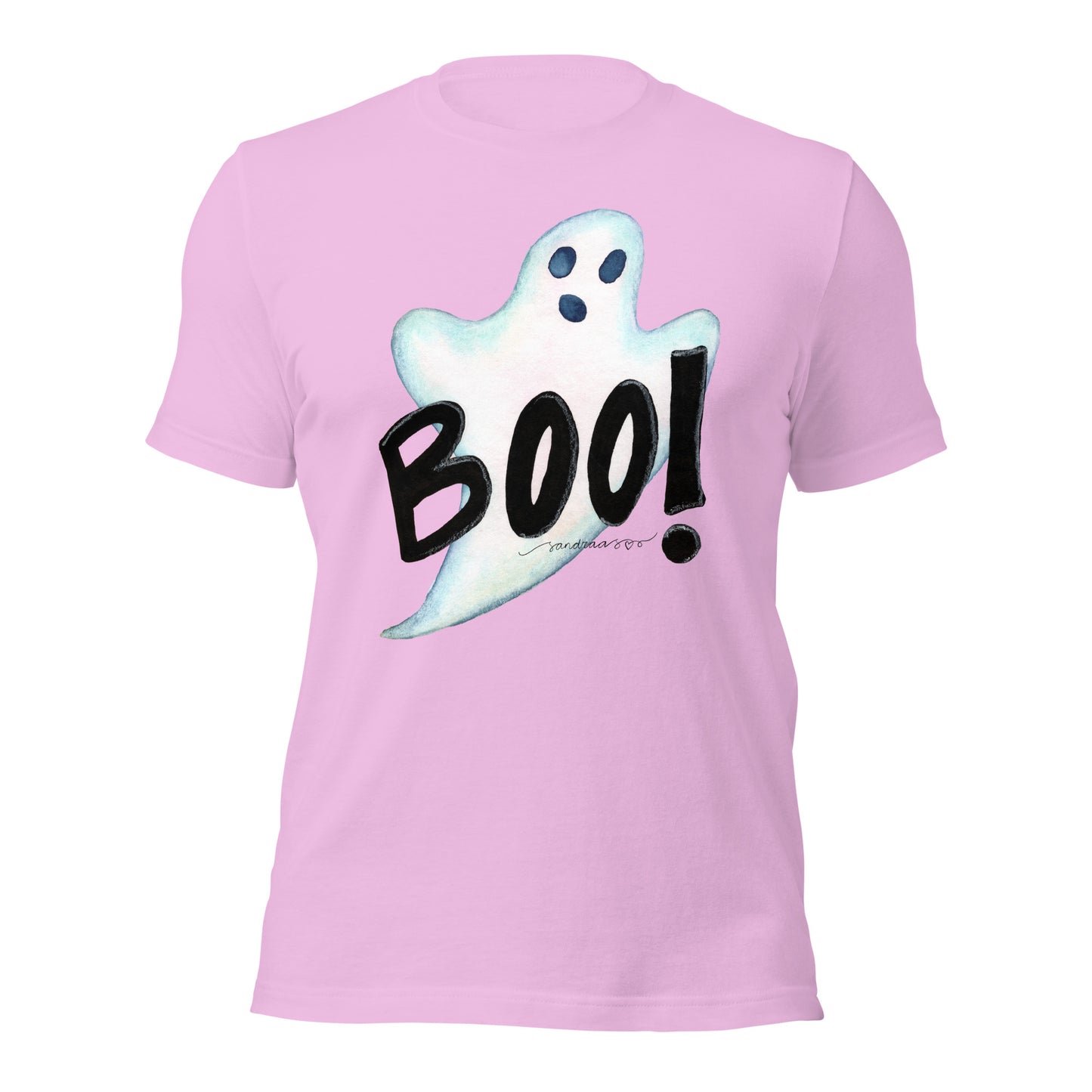 Halloween "Boo!" Ghost T-Shirt – Spooky, Fun & Comfy! 👻🎃 - SANDRAAS