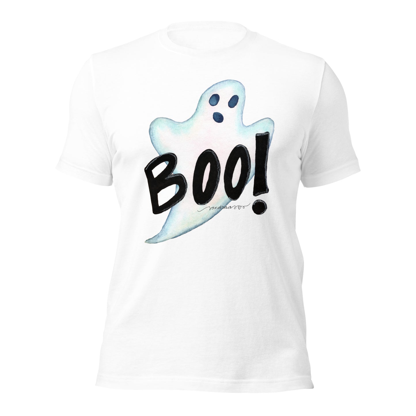 Halloween "Boo!" Ghost T-Shirt – Spooky, Fun & Comfy! 👻🎃 - SANDRAAS