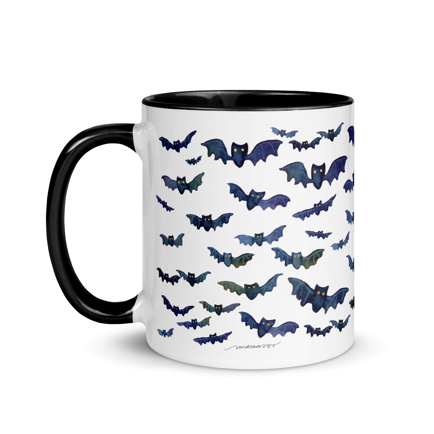 Watercolor Bats Mug – A Touch of Whimsy & Spooky Charm! 🦇☕ - SANDRAAS