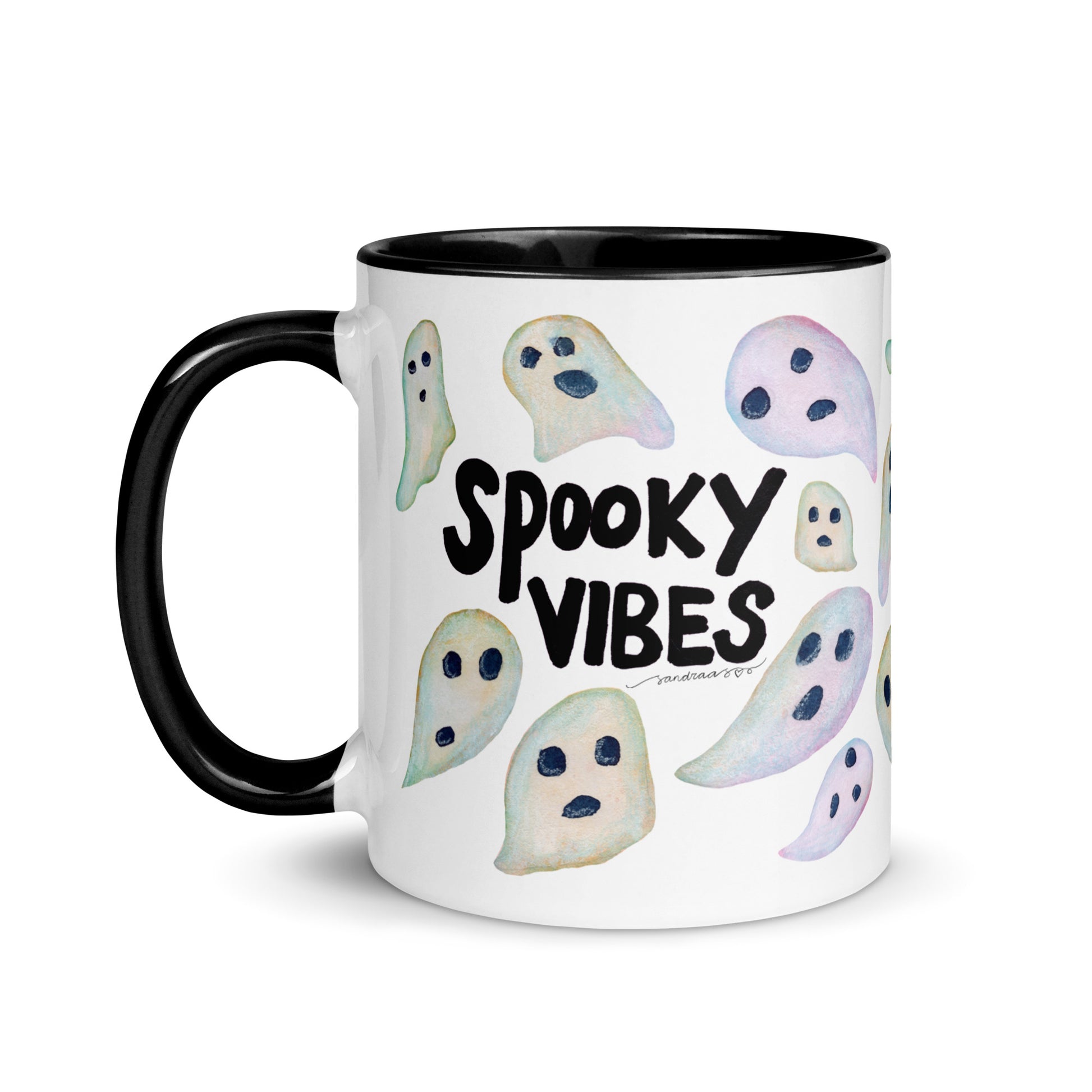 Spooky Vibes Halloween Mug – A Whimsical Ghostly Delight! 👻☕🎃 - SANDRAAS