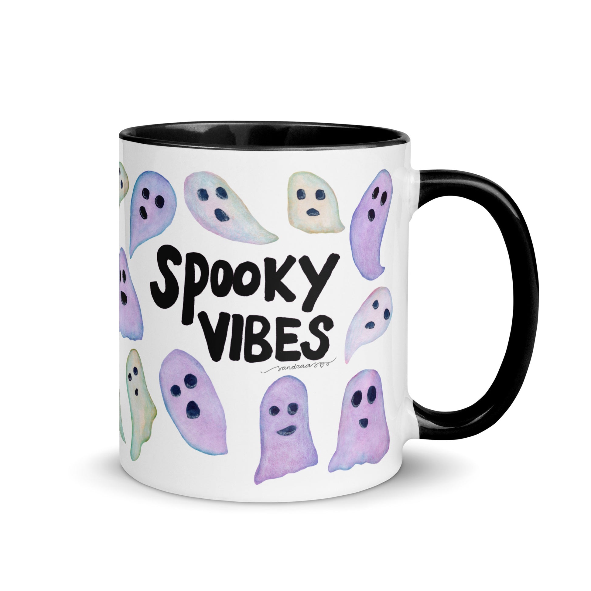 Spooky Vibes Halloween Mug – A Whimsical Ghostly Delight! 👻☕🎃 - SANDRAAS